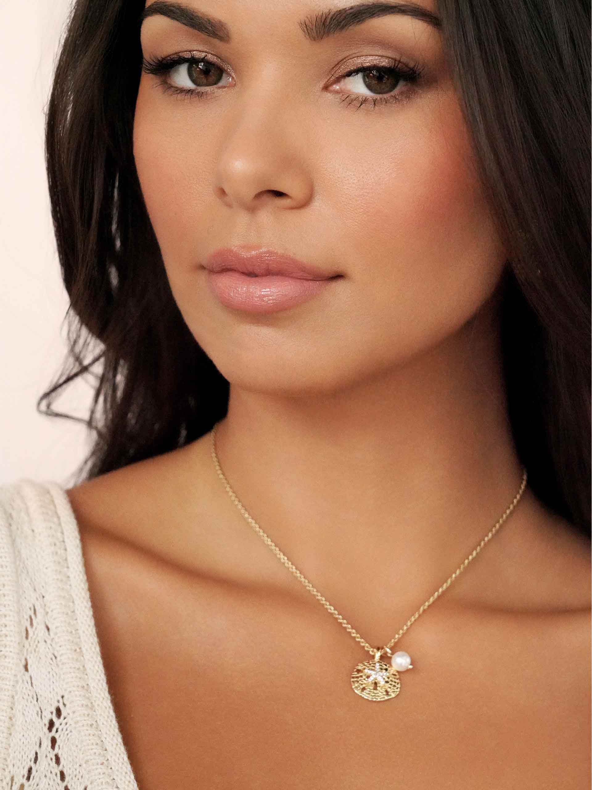 Sand Dollar Charm Necklace - Image 4