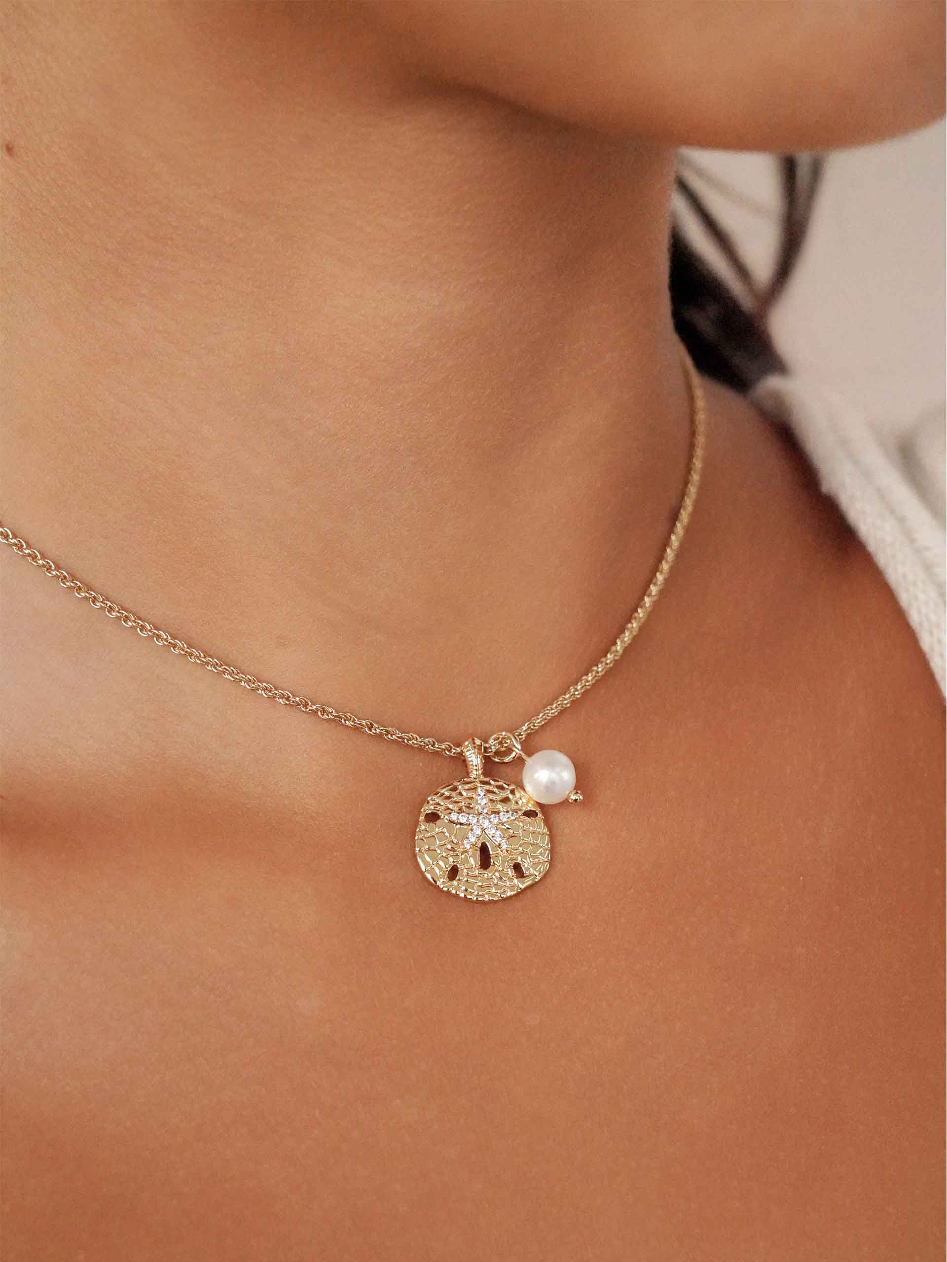 Sand Dollar Charm Necklace - Image 6