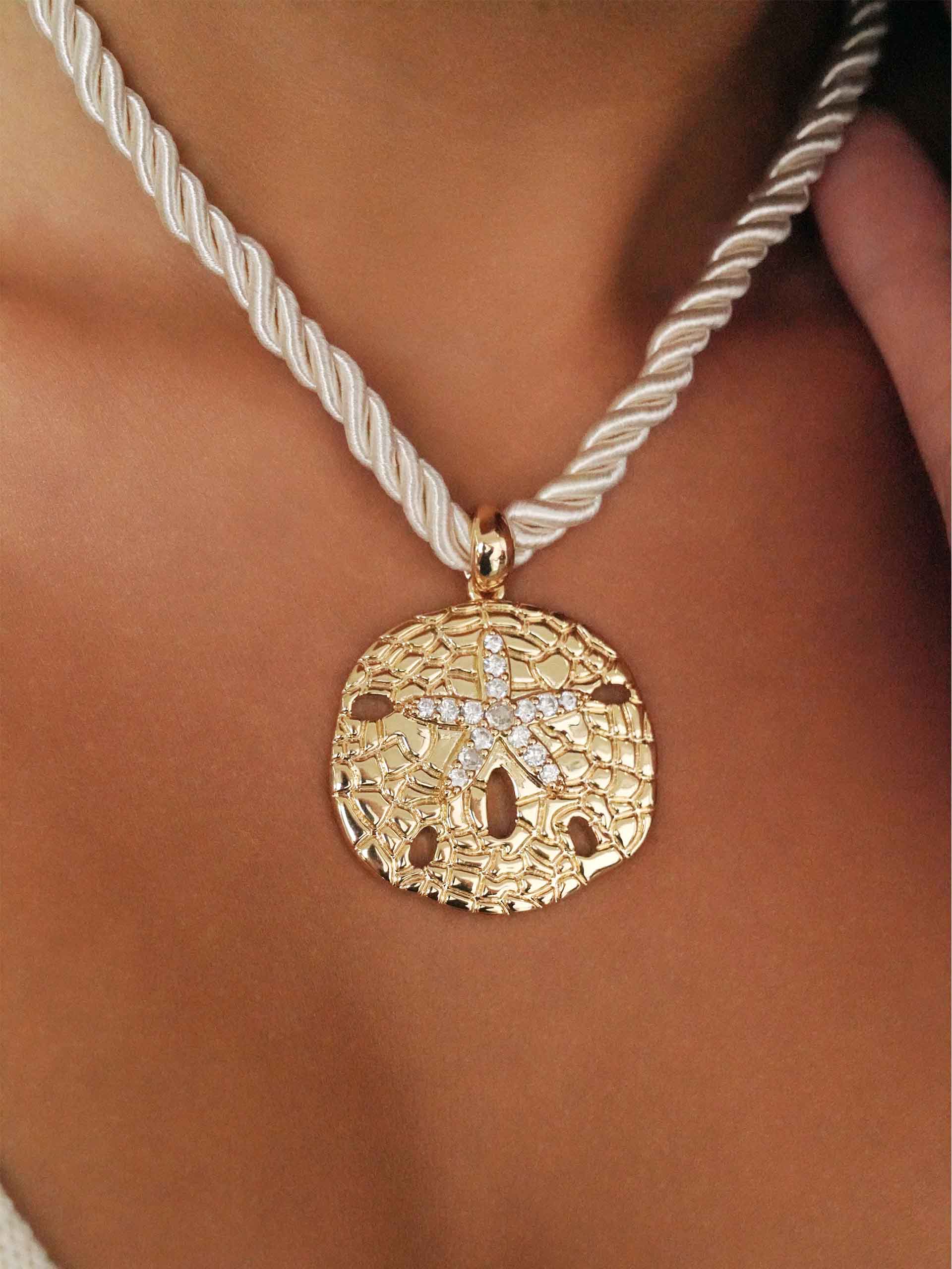 Sand Dollar Pendant Necklace - Image 3