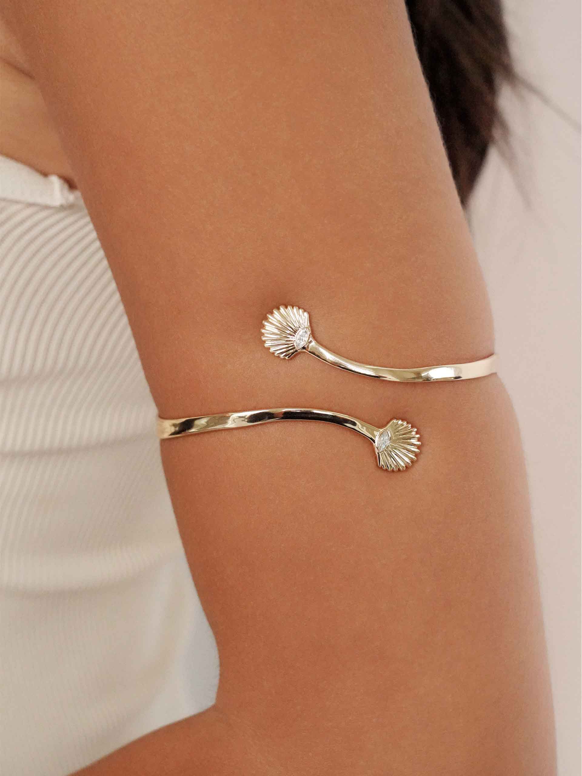 Santorini Shell Arm Cuff - Image 3
