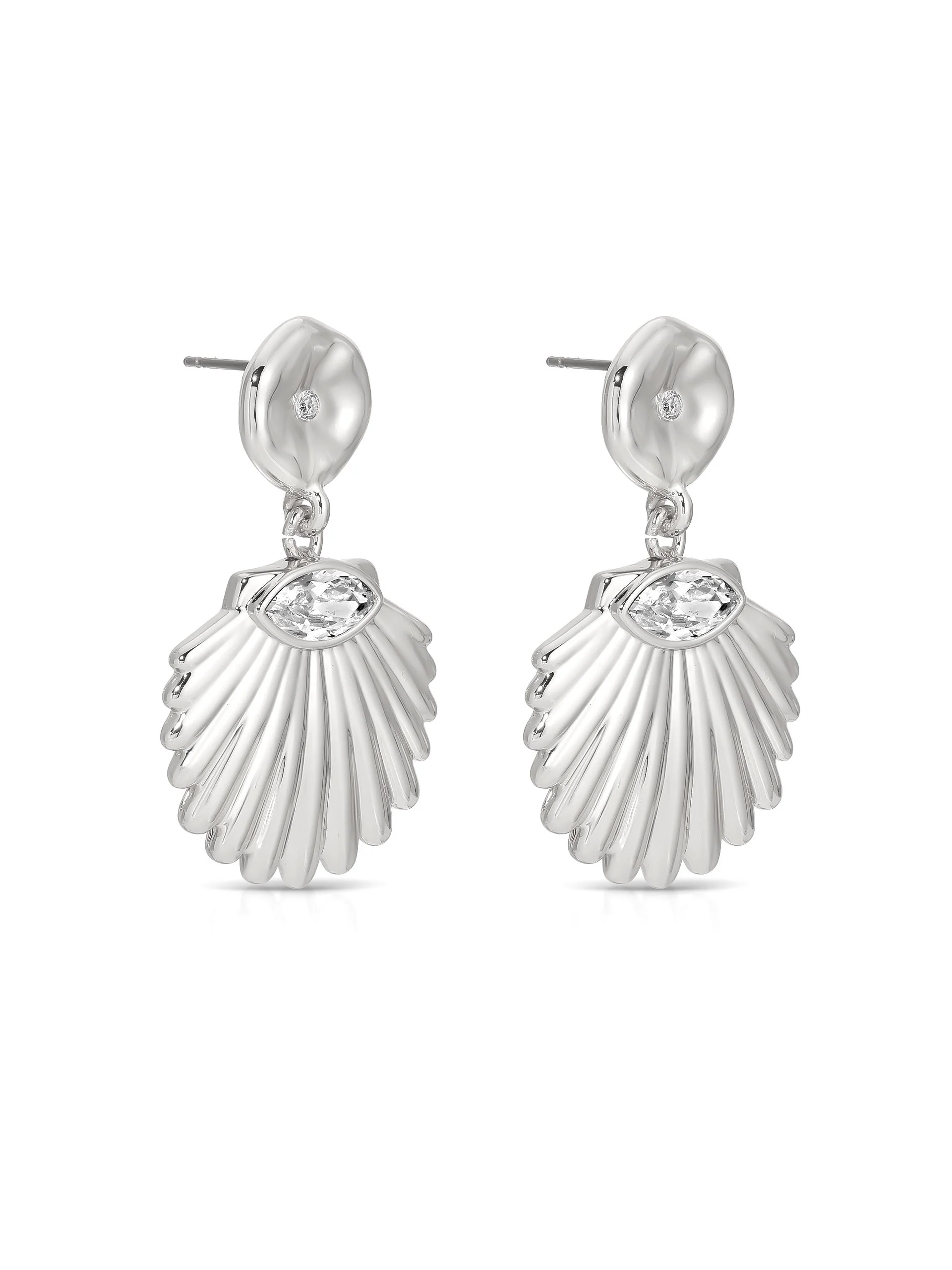 Santorini Shell Drop Earrings - Image 6