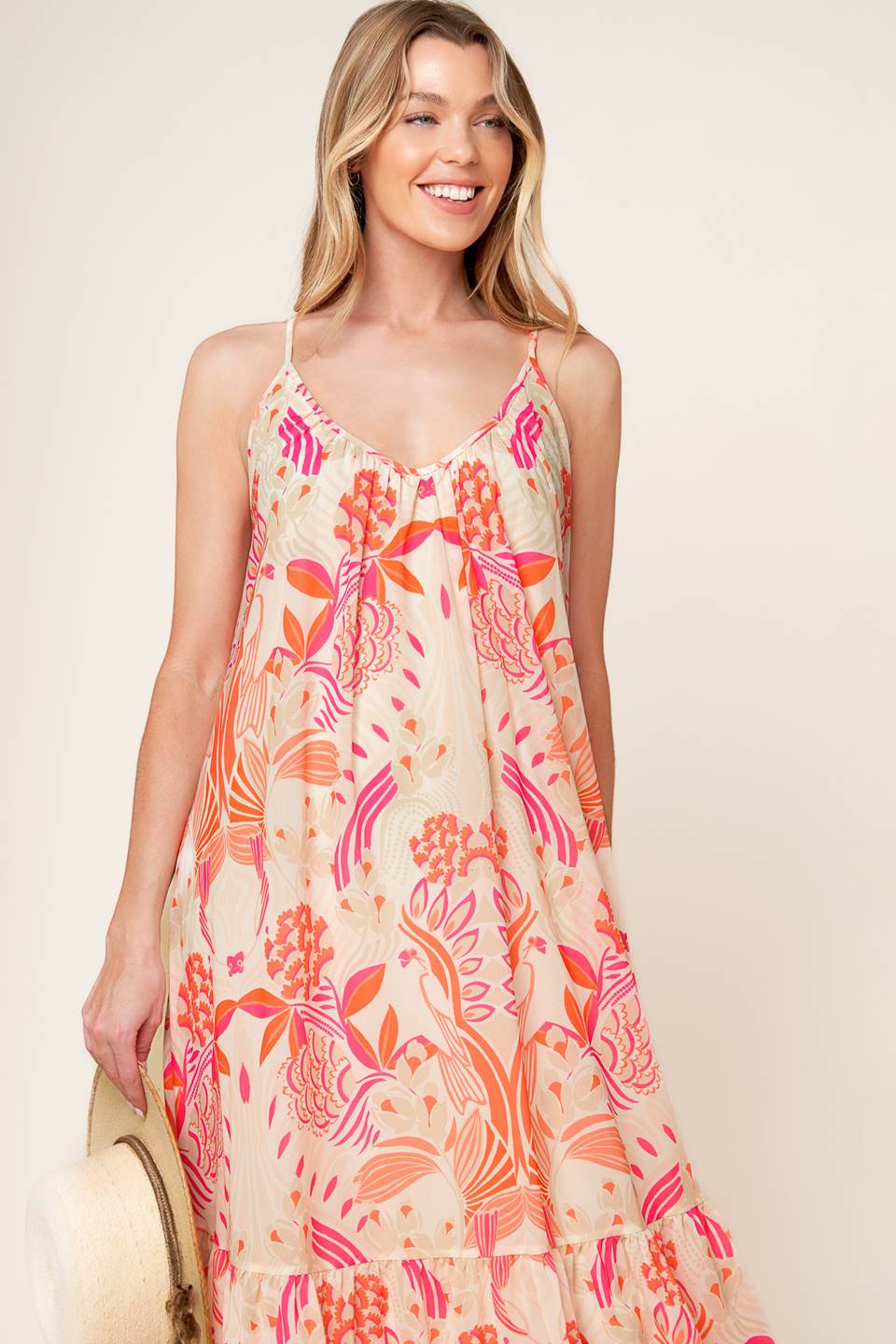 SECRET GARDEN MAXI DRESS - PINK - Image 5