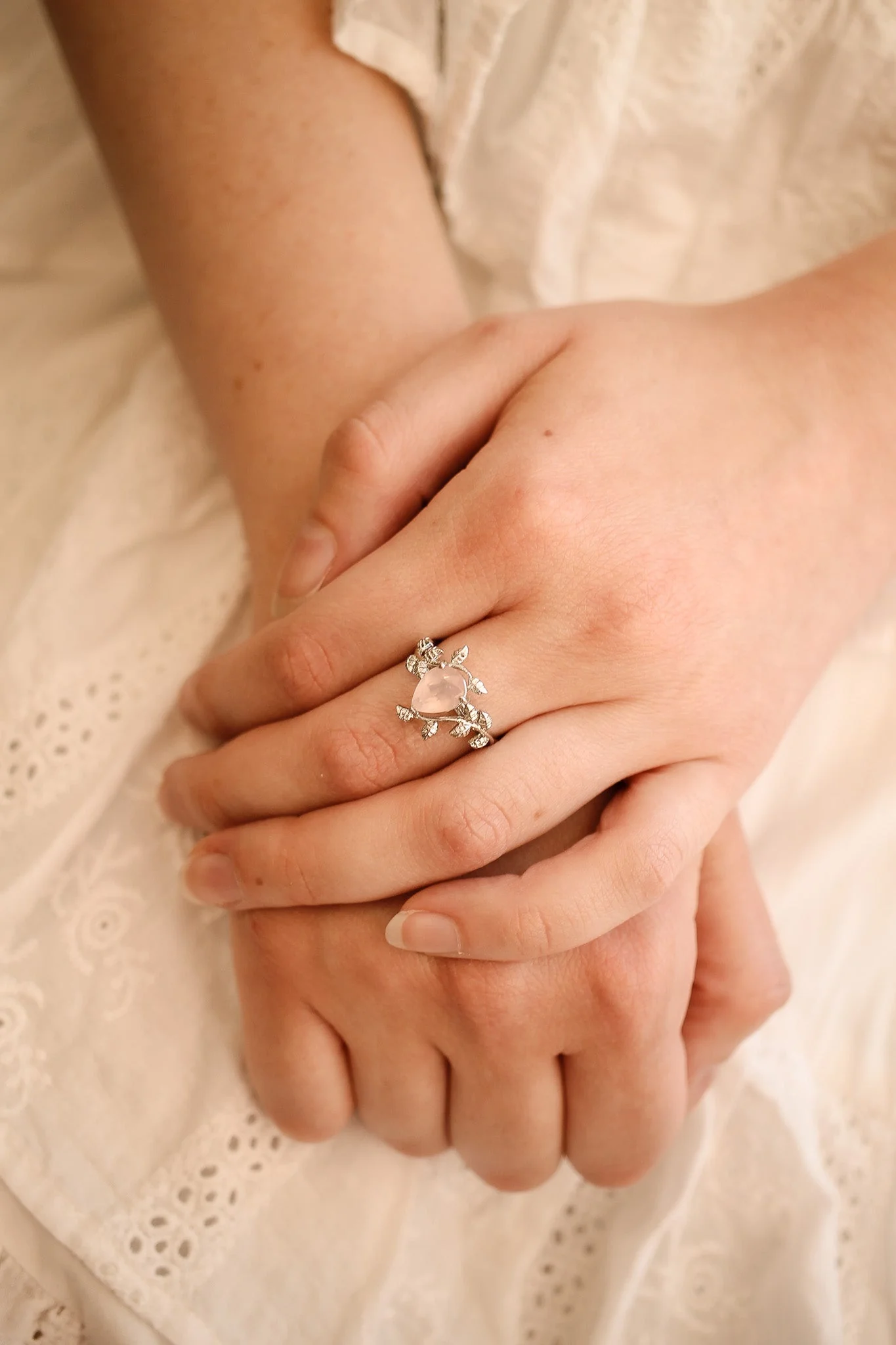 Seraphina Rose Quartz Ring - Image 10