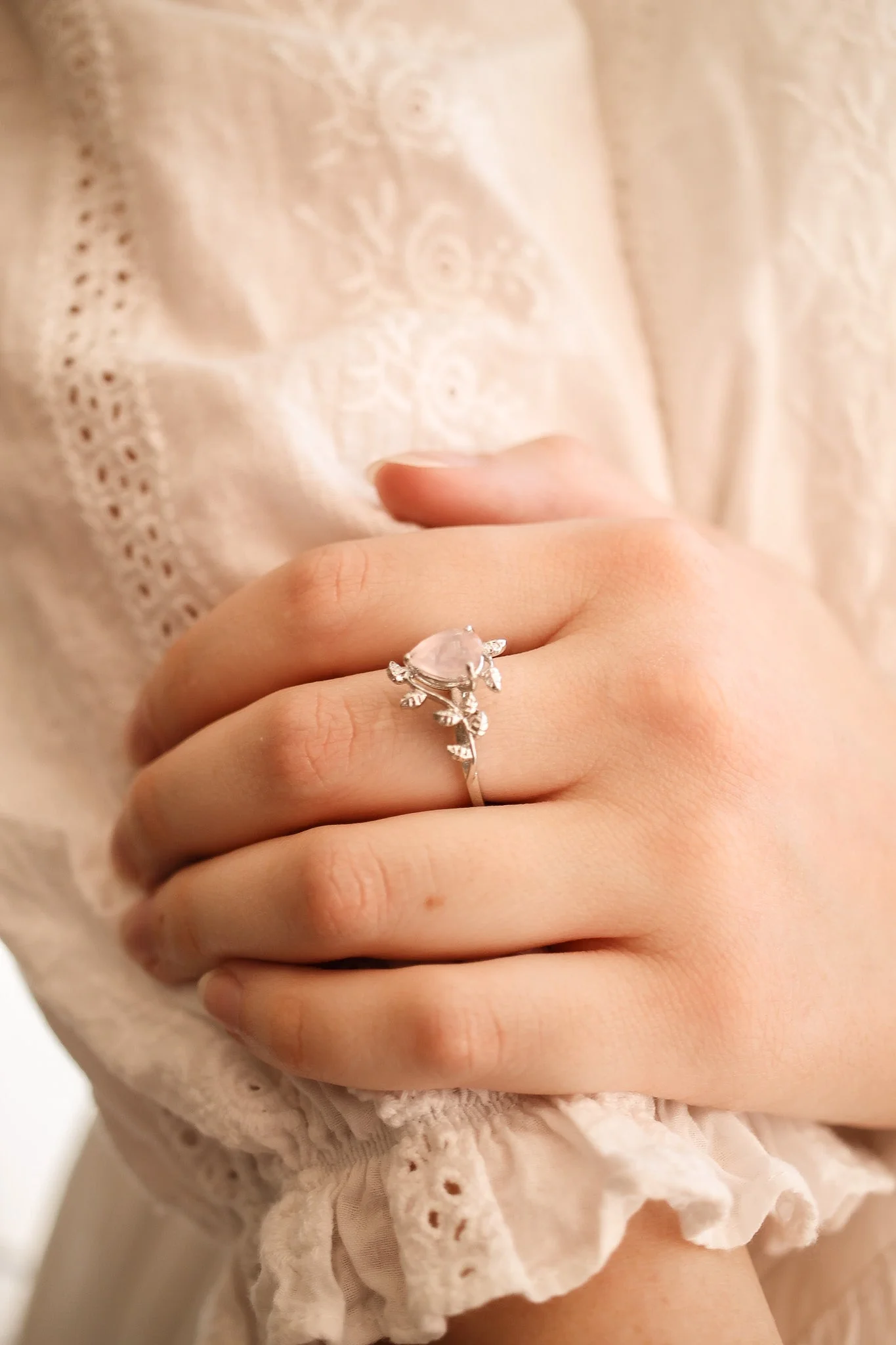 Seraphina Rose Quartz Ring - Image 2