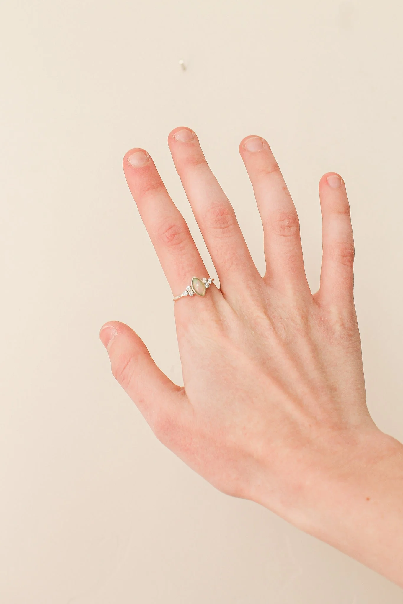 Serena Opal Ring in Silver - Image 7