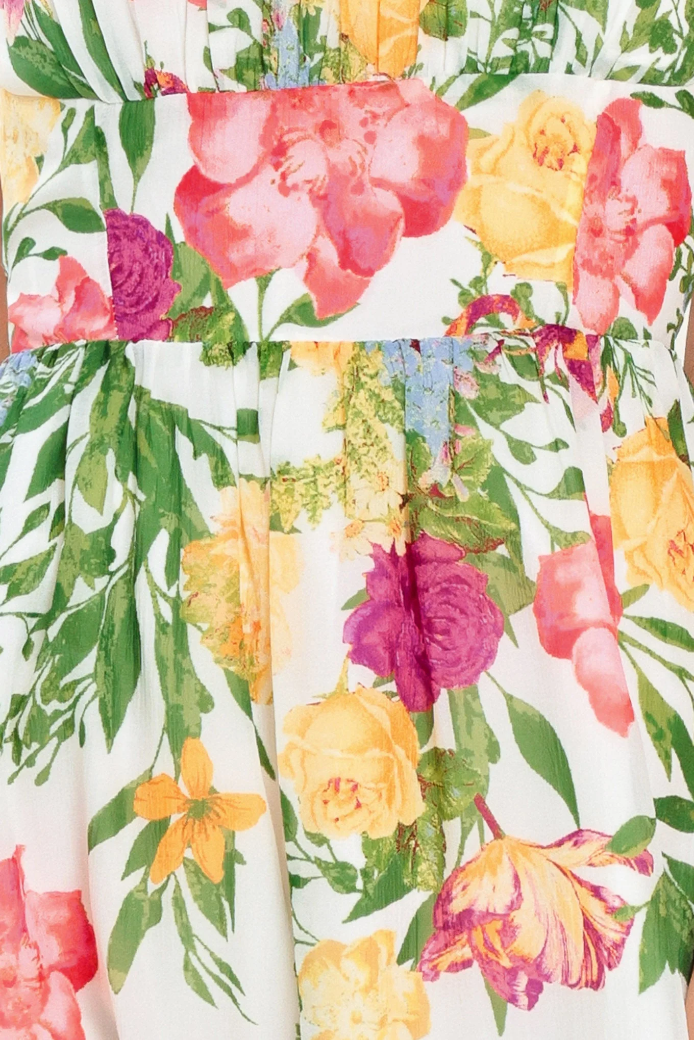 SHADOW FLORAL MIDI DRESS - Image 10