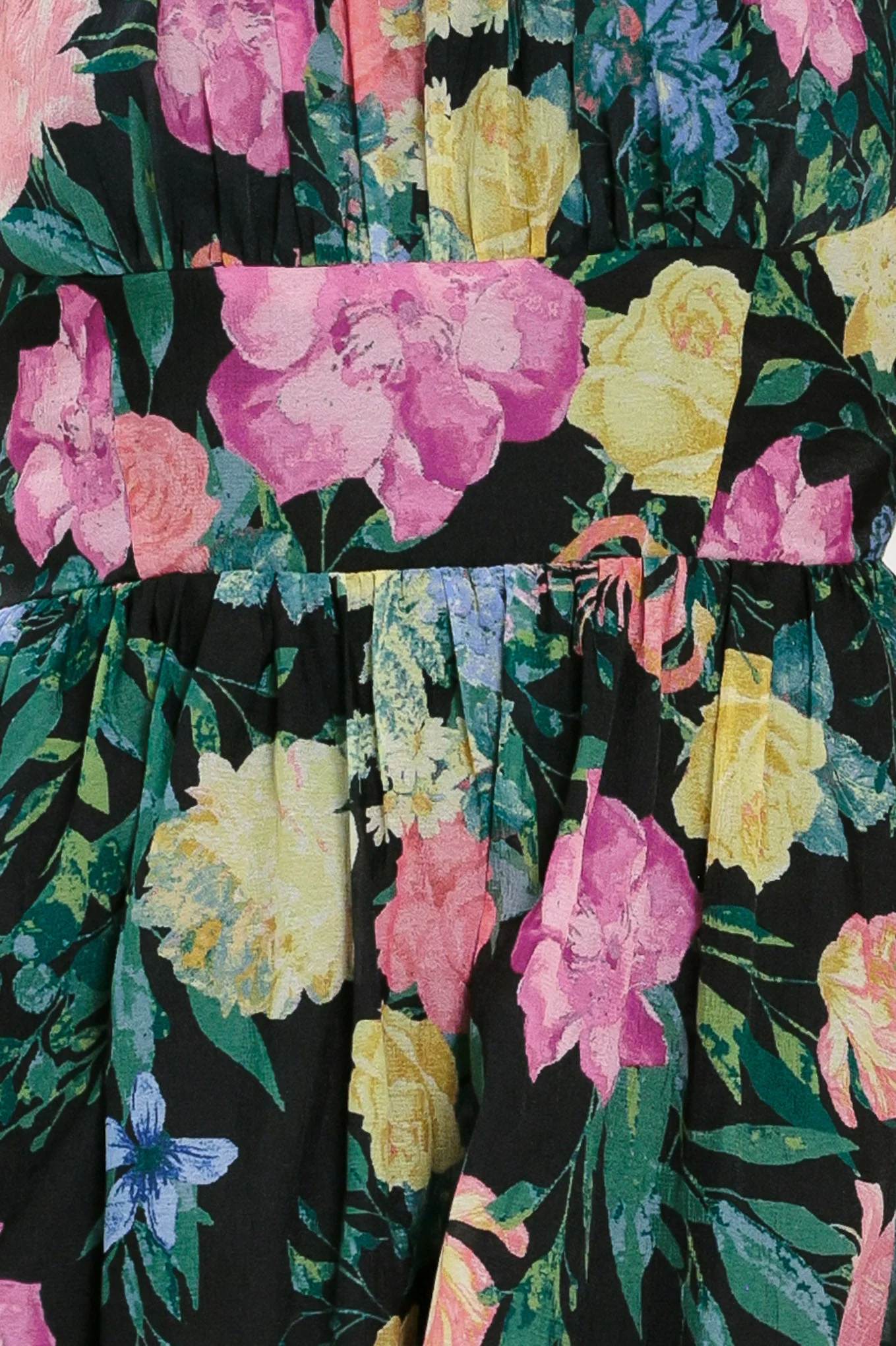 SHADOW FLORAL MIDI DRESS - Image 15