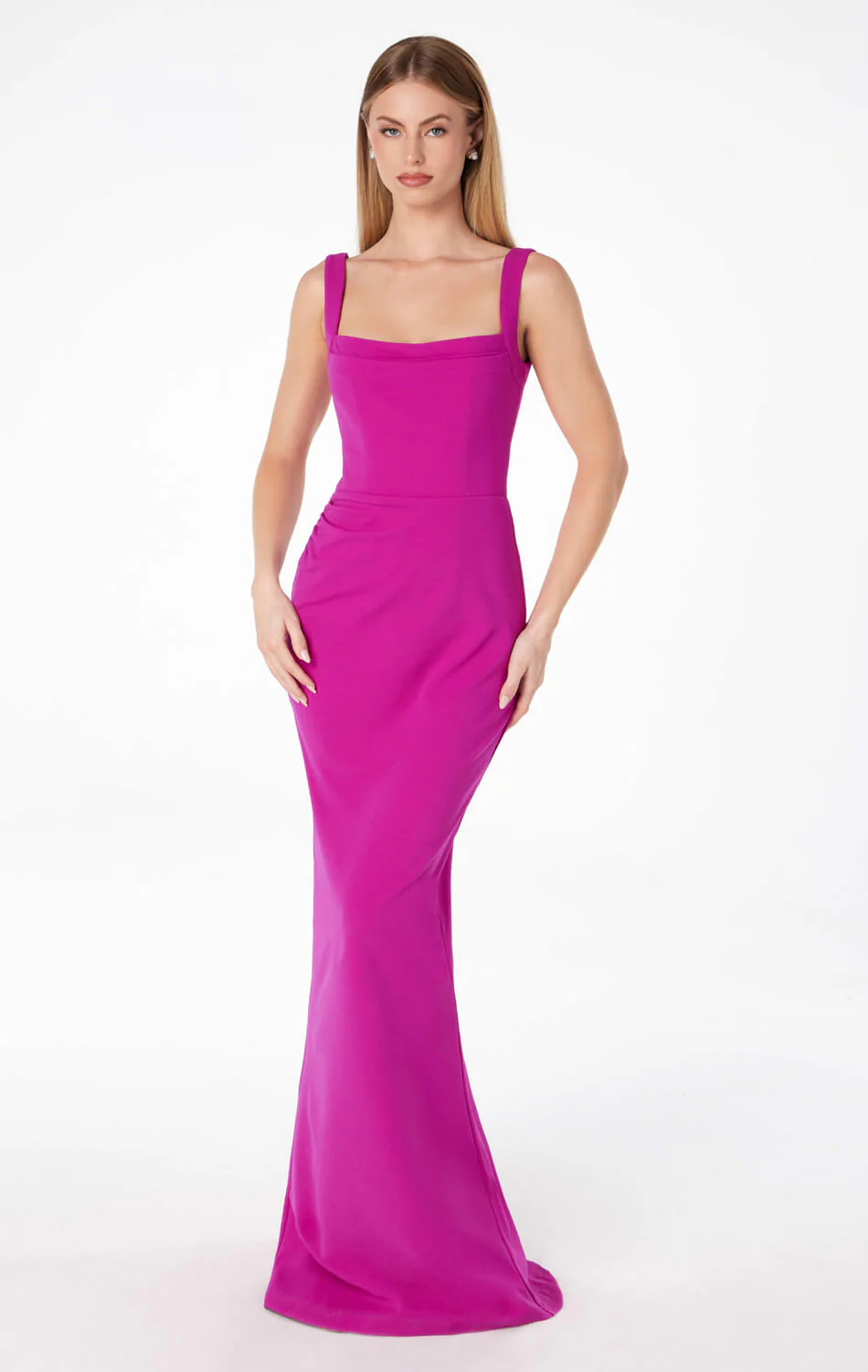 SHAYLA MAXI DRESS - SQUARE NECKLINE DRESS - Image 3