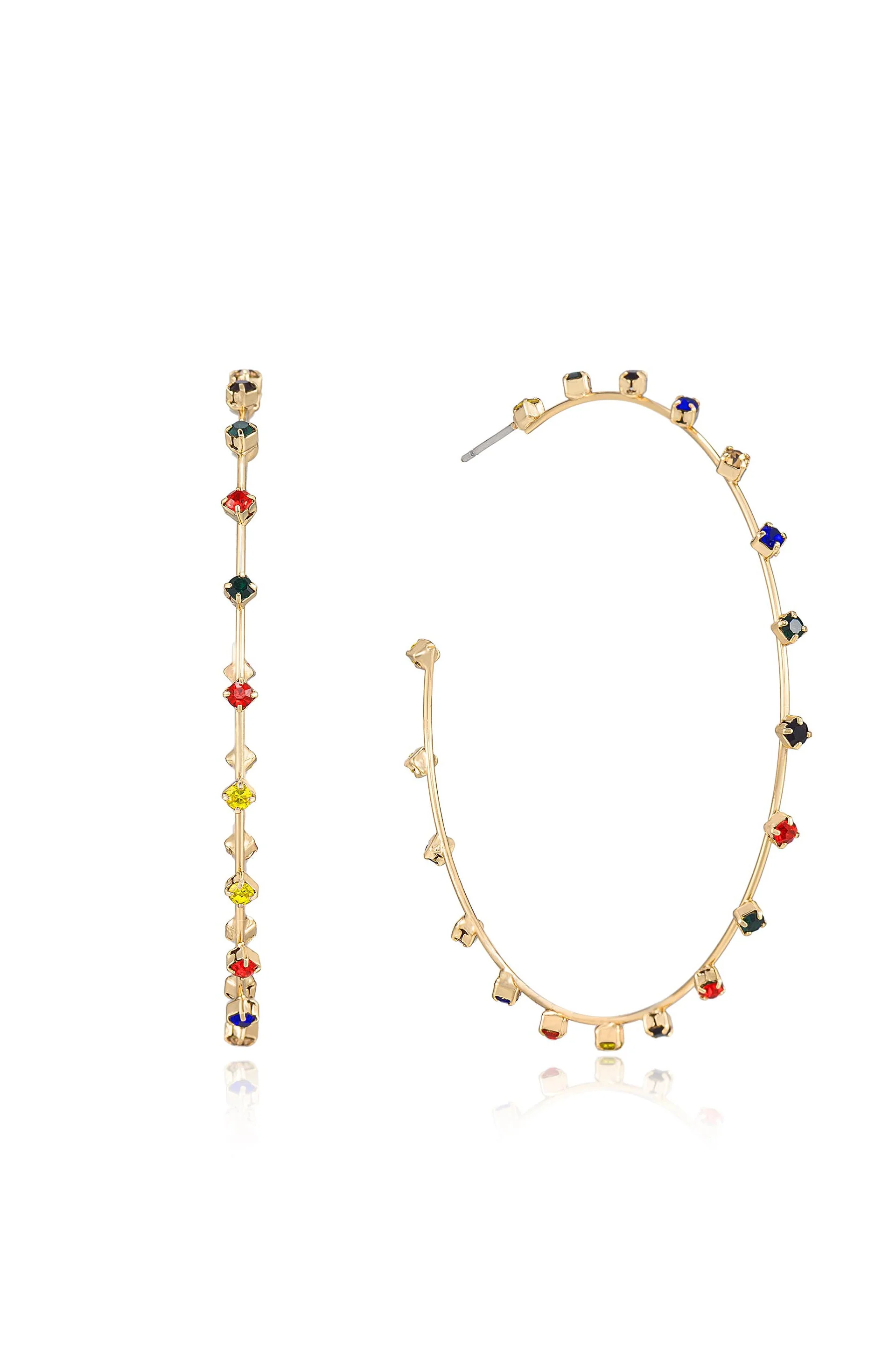 Simple Spark Crystal Hoops - Image 15