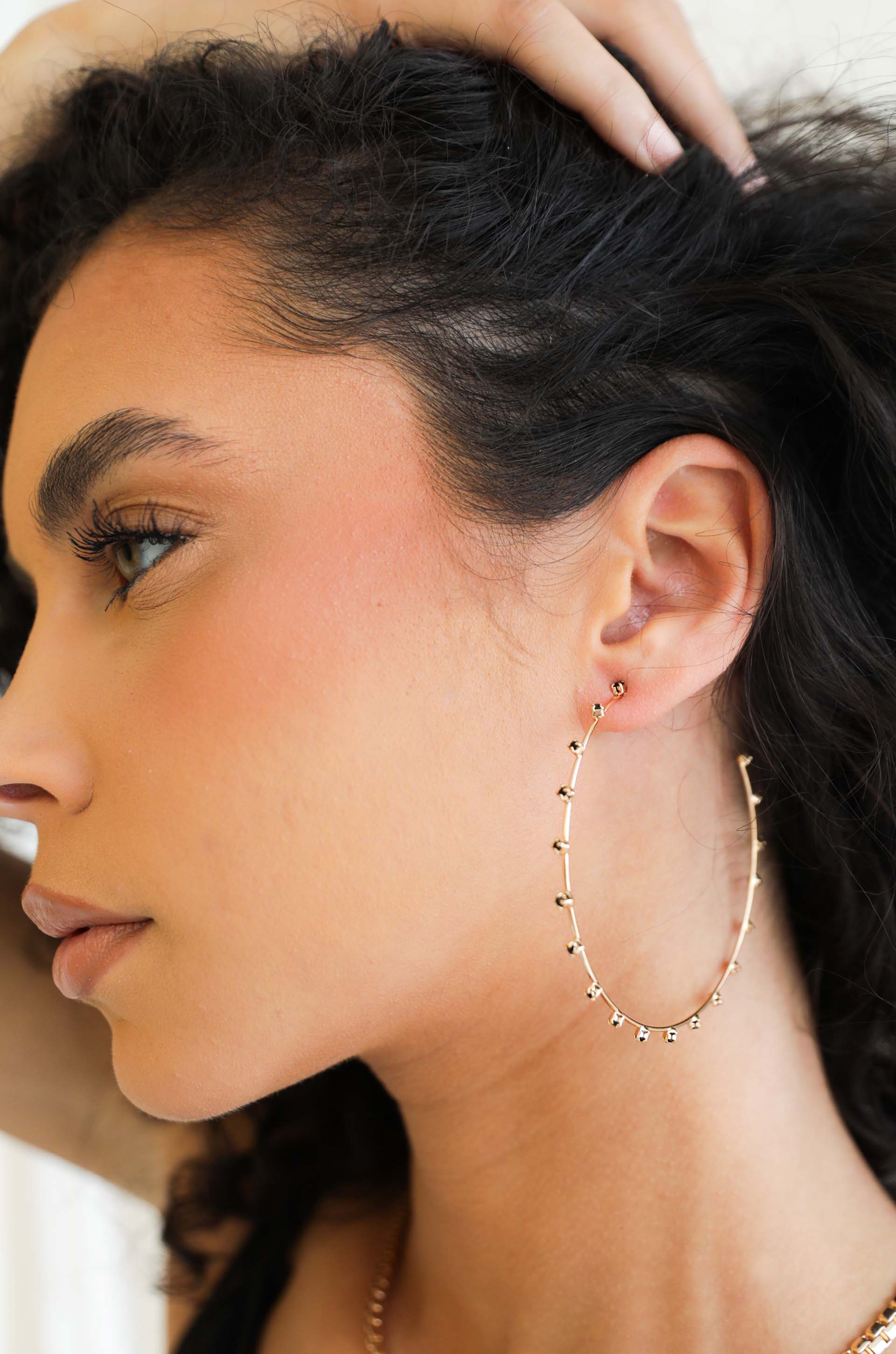 Simple Spark Crystal Hoops - Image 6