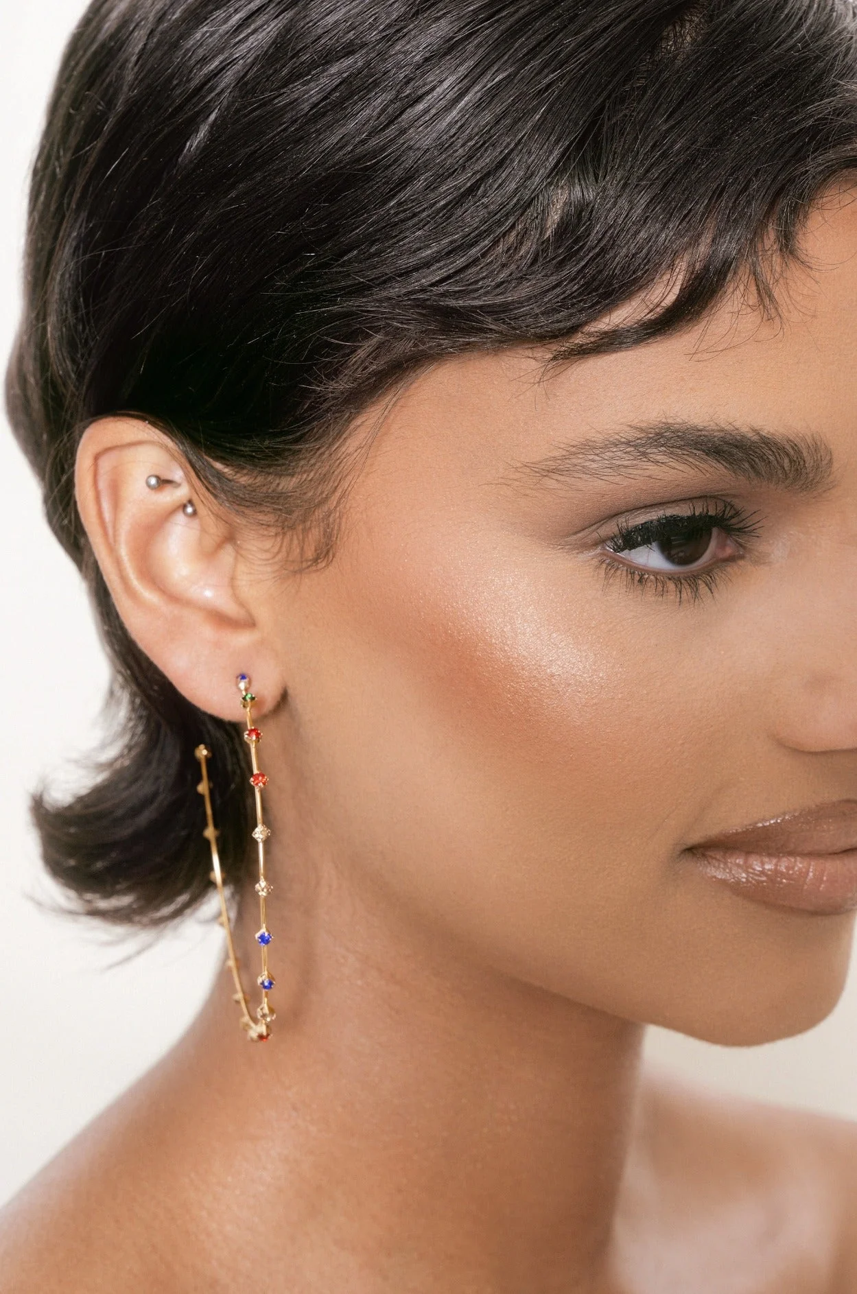Simple Spark Crystal Hoops - Image 7