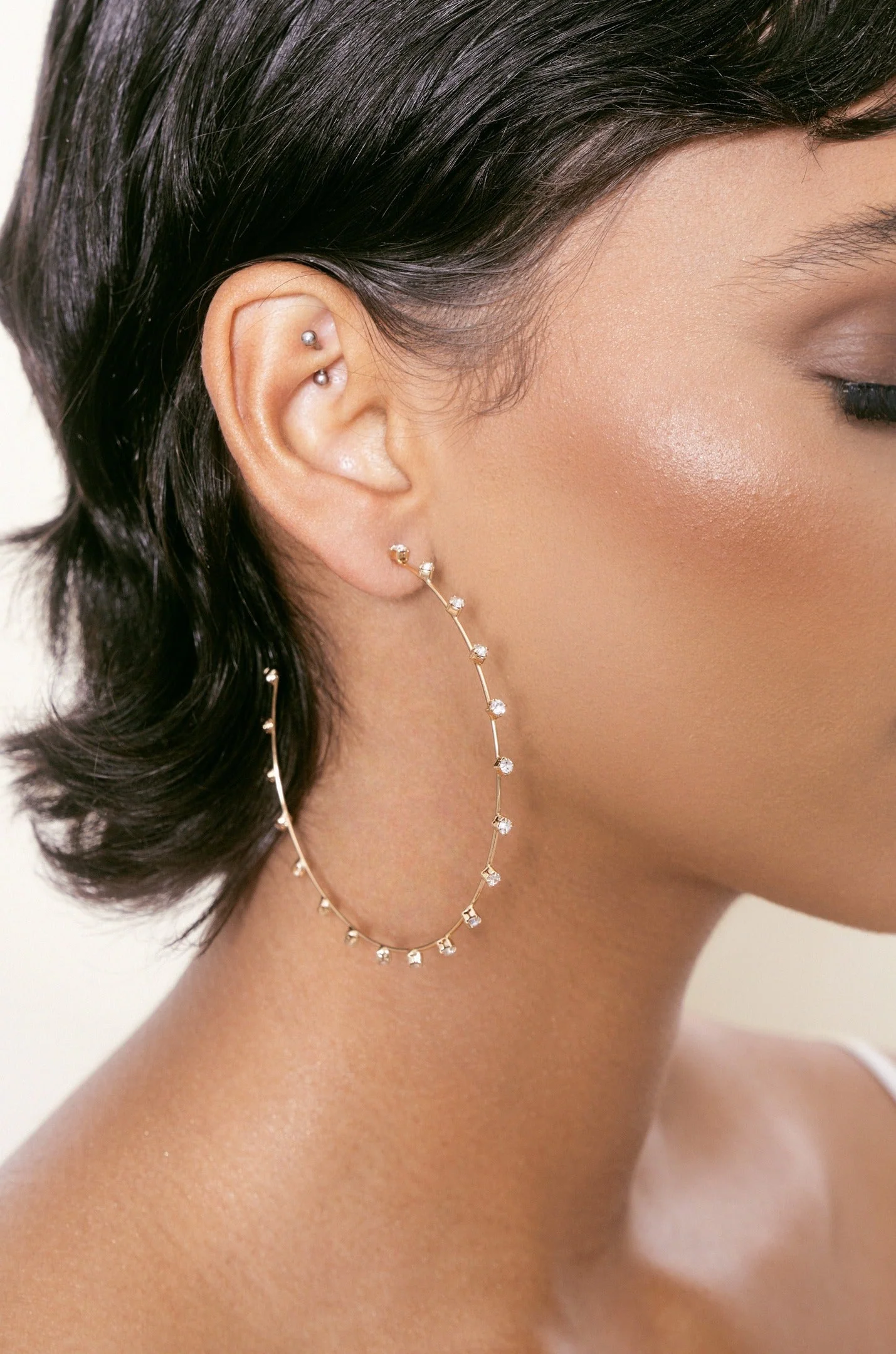 Simple Spark Crystal Hoops - Image 9
