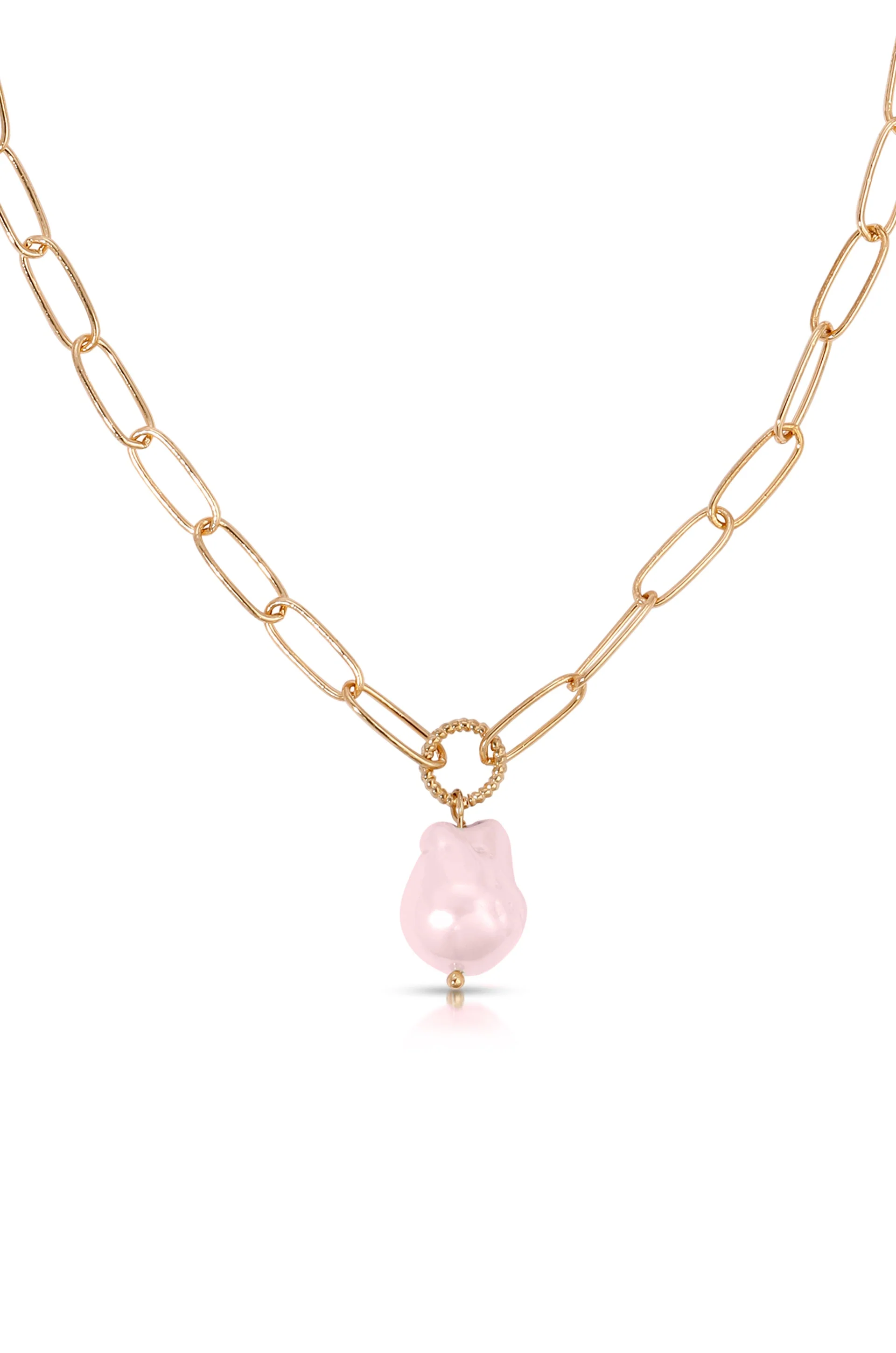 Single Pearl Chain Necklace - Image 8