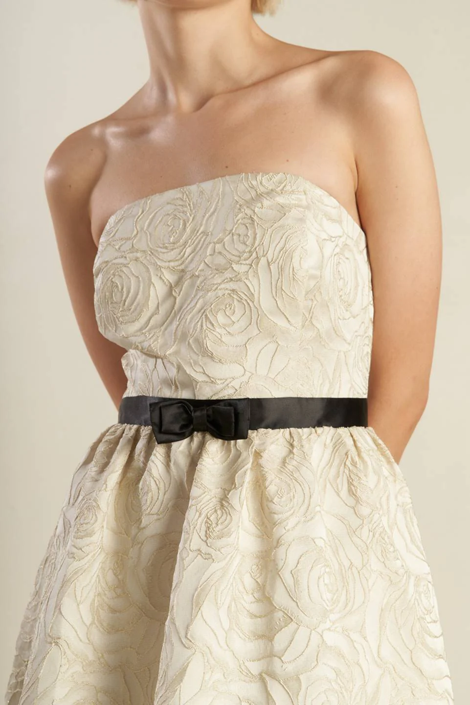 GET WHAT YOU NEED CHAMPAGNE MIDI DRESS - FINAL SALE - Image 6