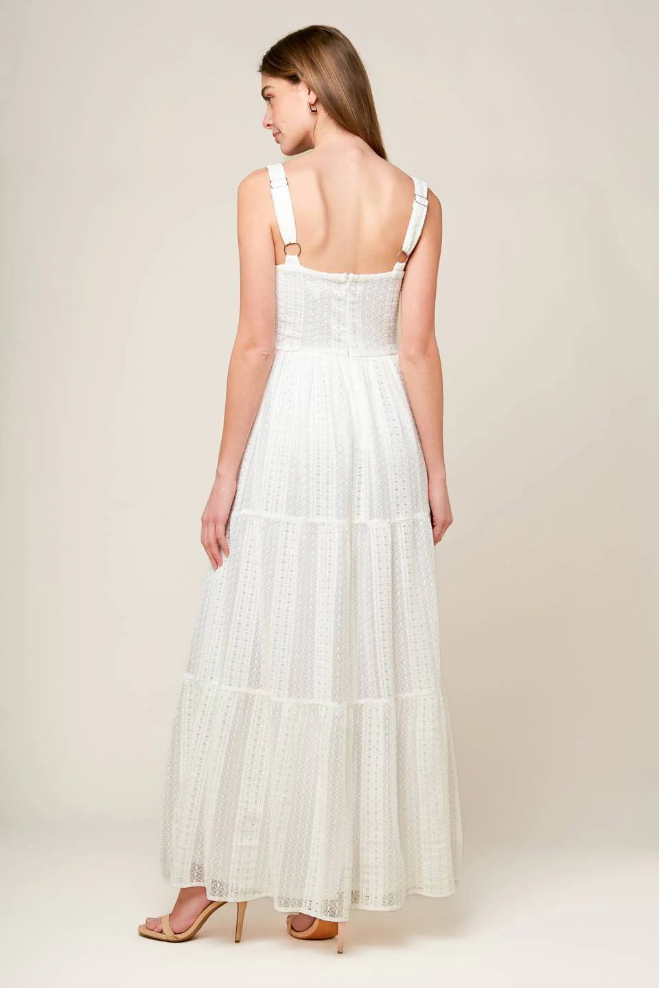 AFTER THE RAIN - WHITE LACE MAXI DRESS - FINAL SALE - Image 2