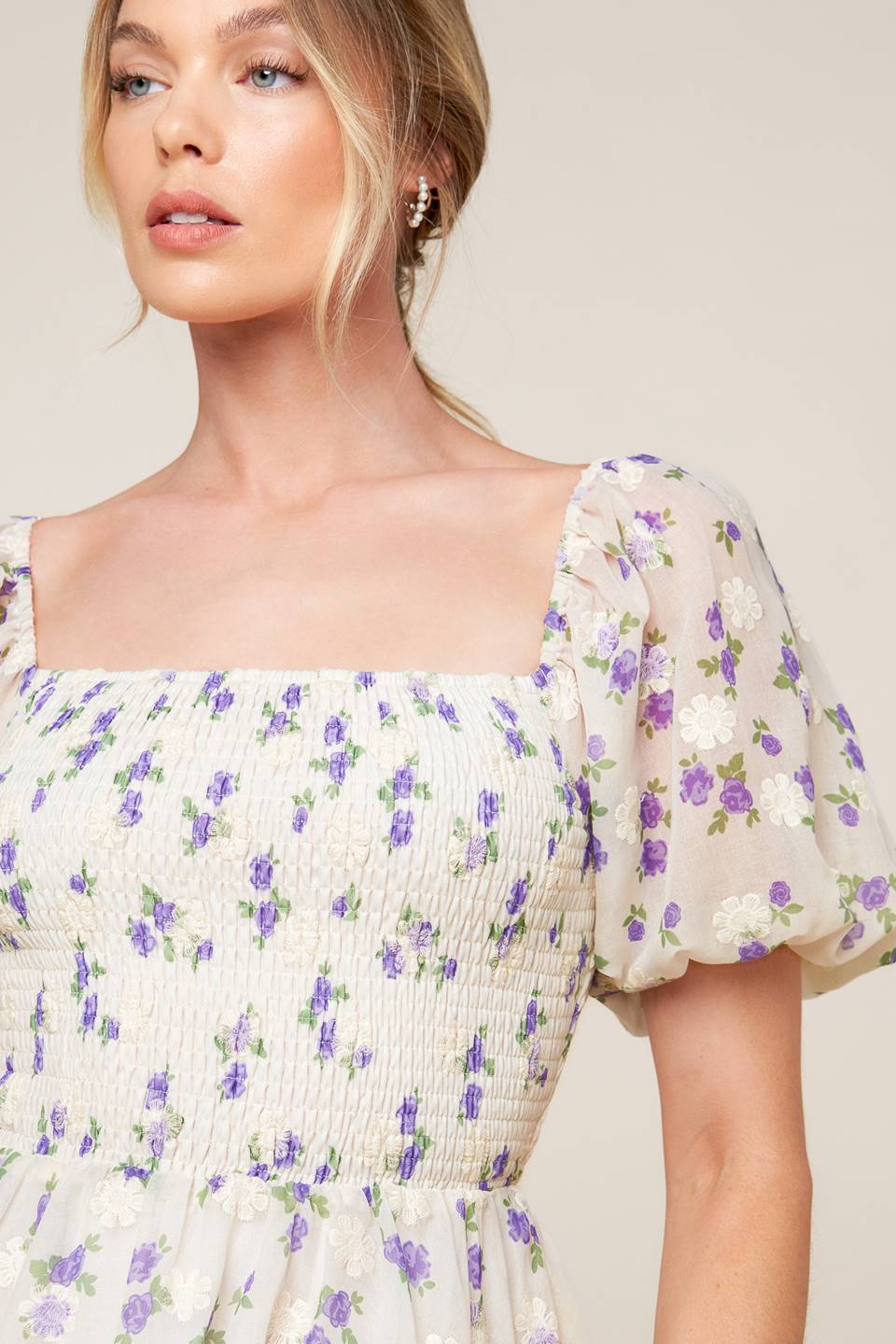 Size Small, MAKING CONNECTIONS MINI DRESS - CREAM - FINAL SALE - Image 6