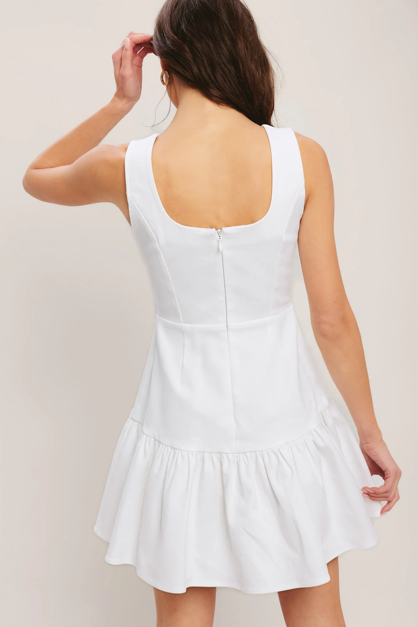 SKY GARDEN WHITE MINI DRESS - Image 2