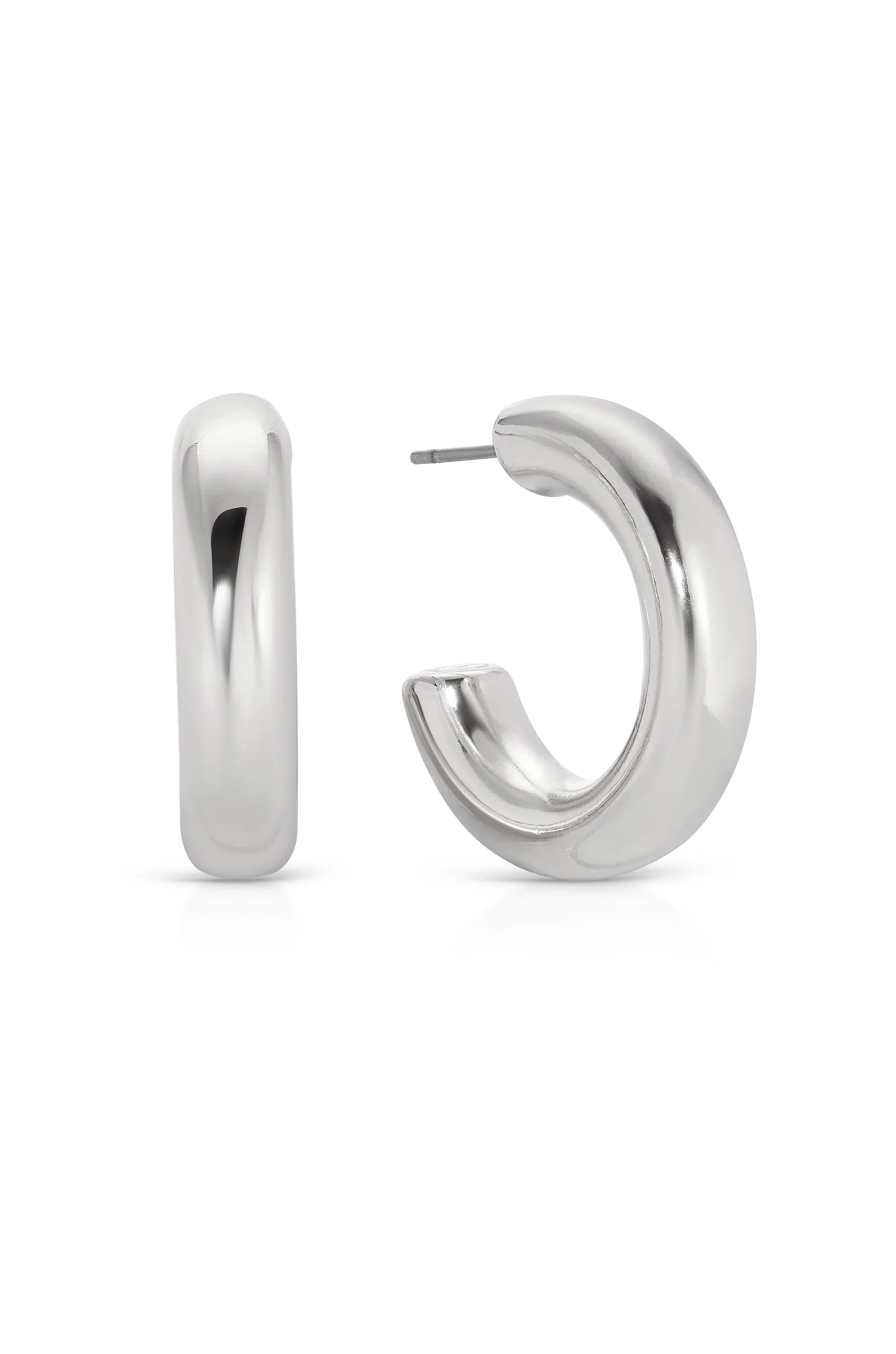 Small Thick Classic Hoops - Image 11