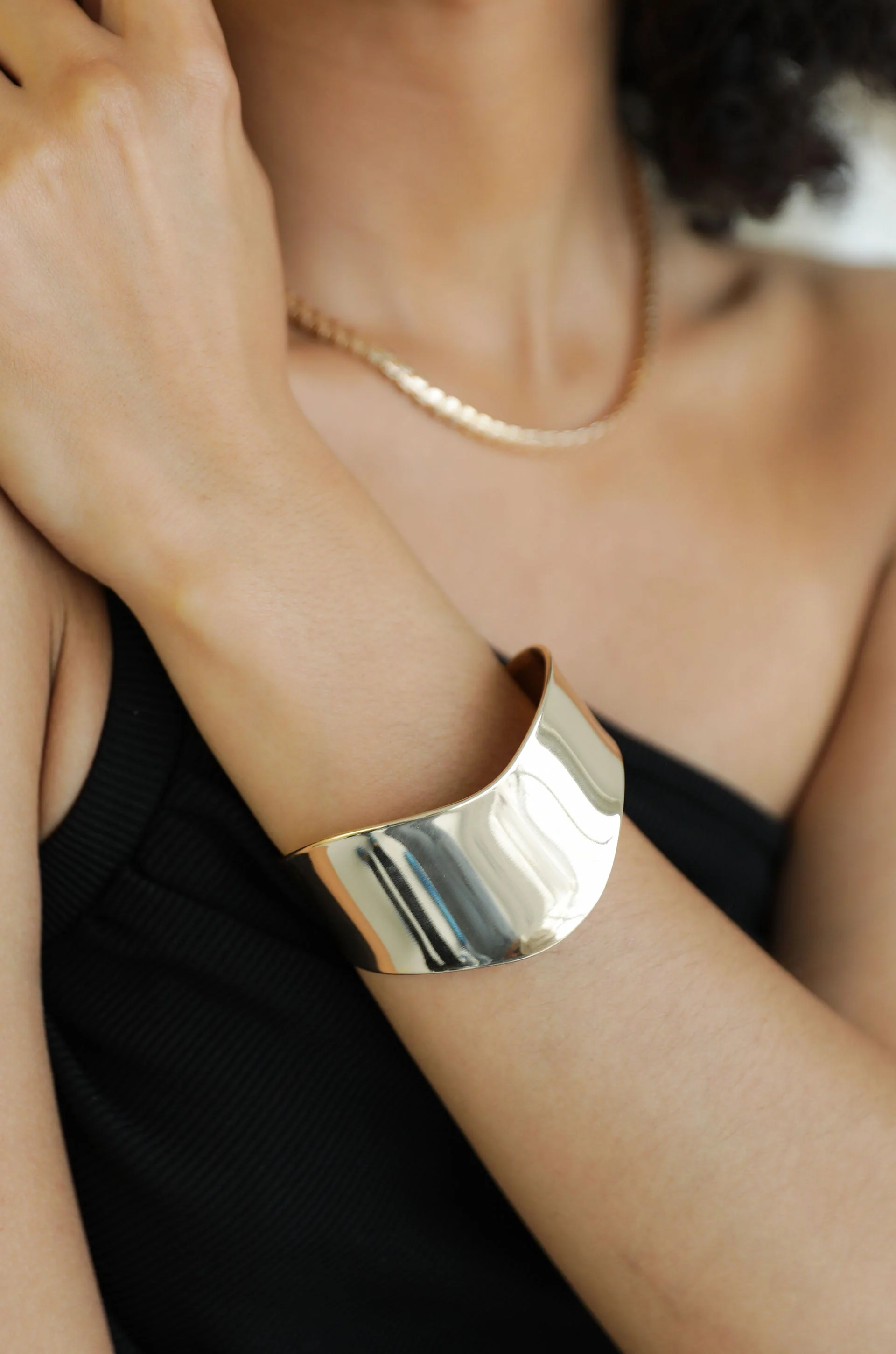 Smooth Cuff Bracelet - Image 2