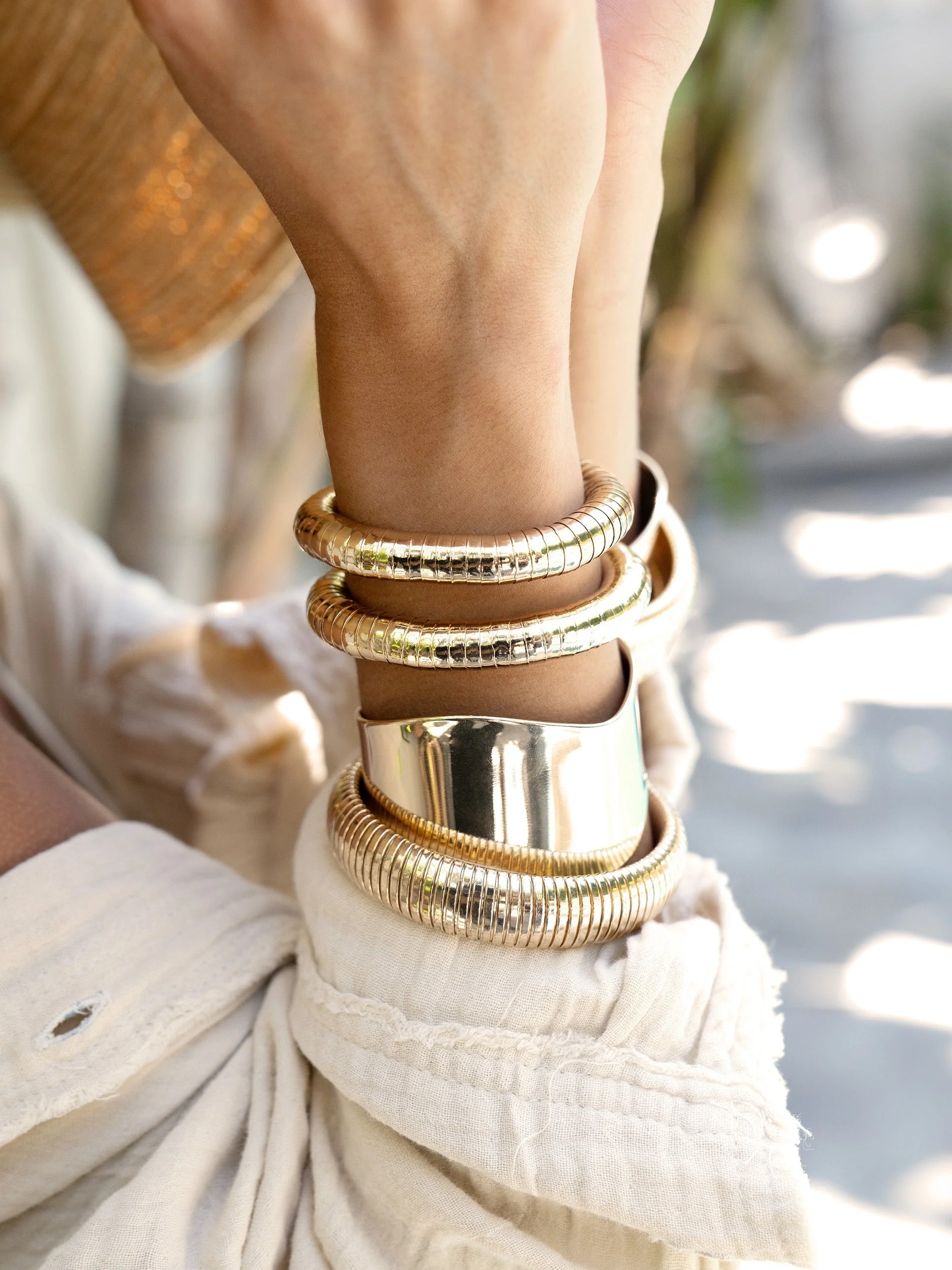 Smooth Cuff Bracelet - Image 4