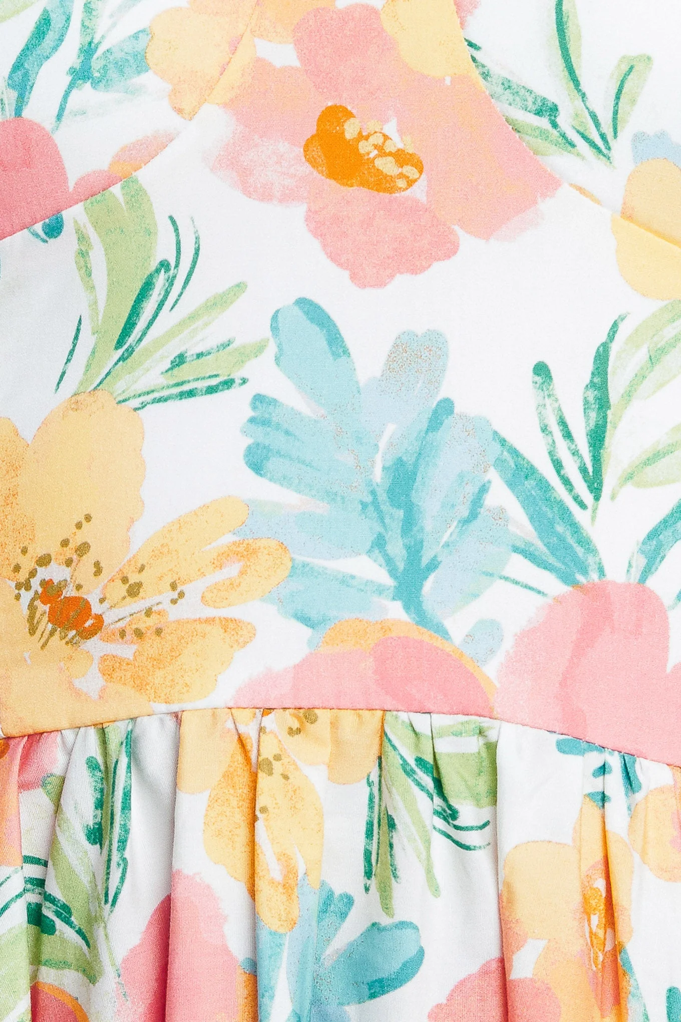 SOFT SUNSHINE FLORAL MIDI DRESS - Image 8