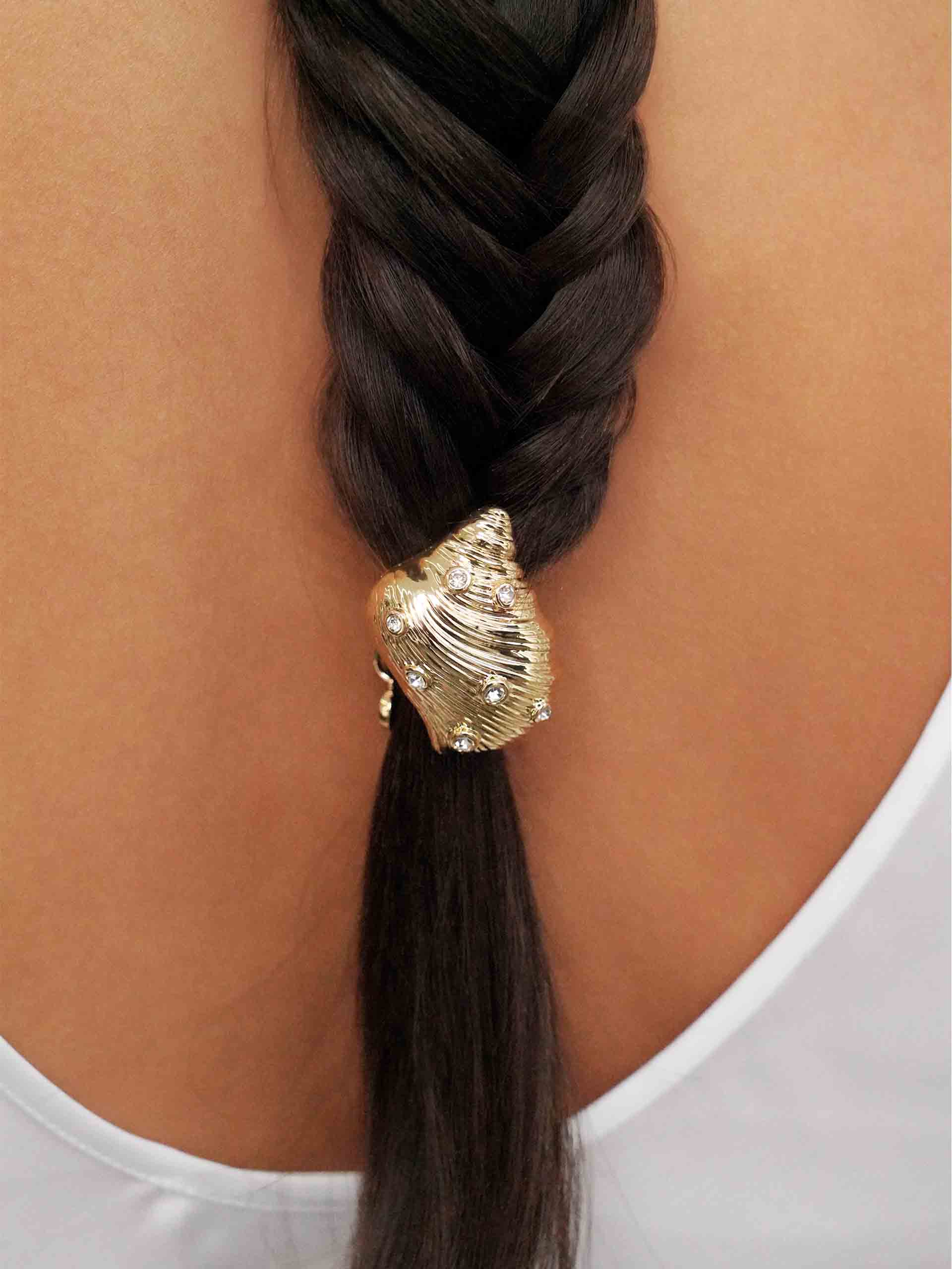Soleil Shell Hair Tie - Image 3