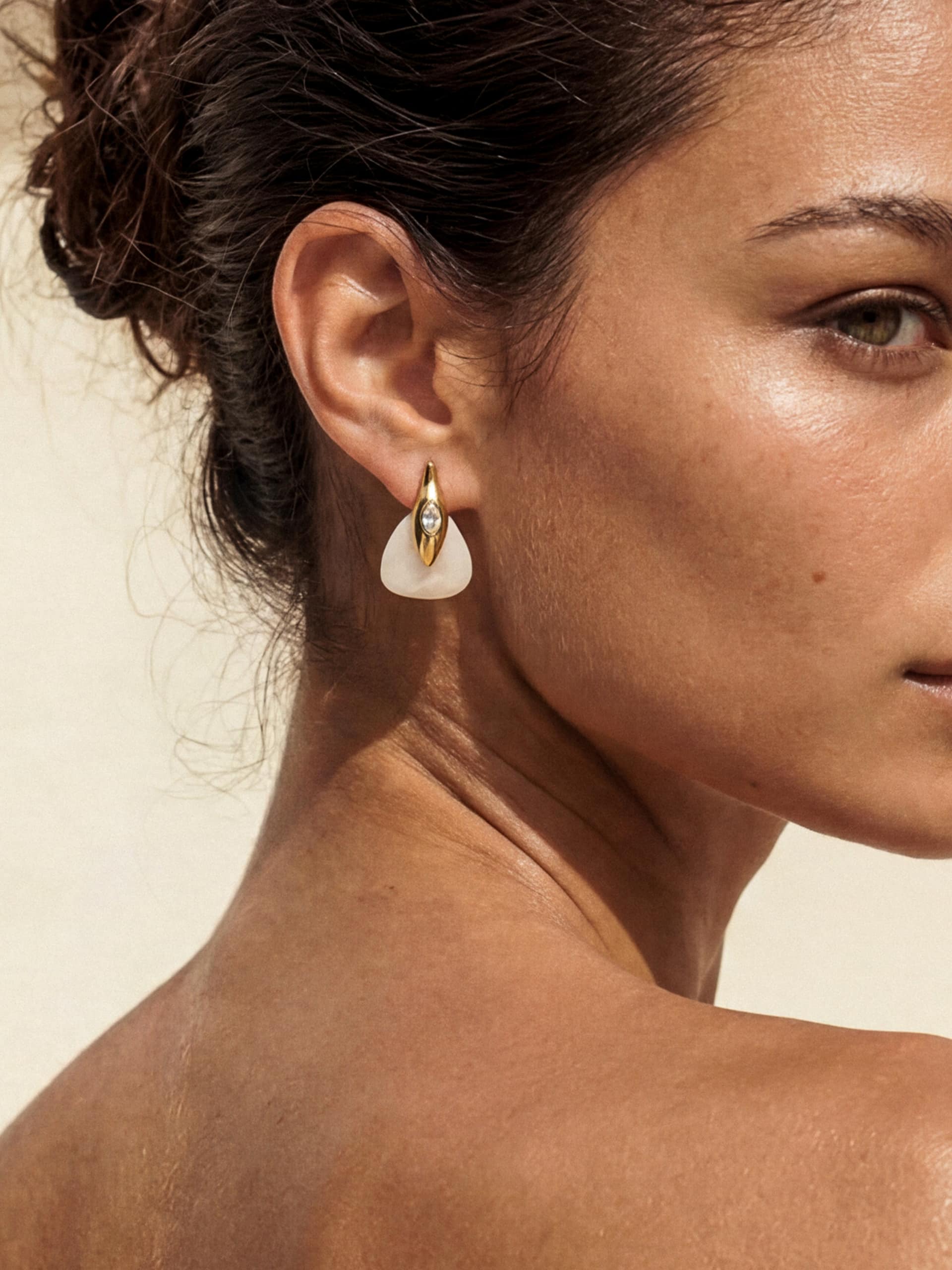 Solstice Earrings in Bone - Image 4