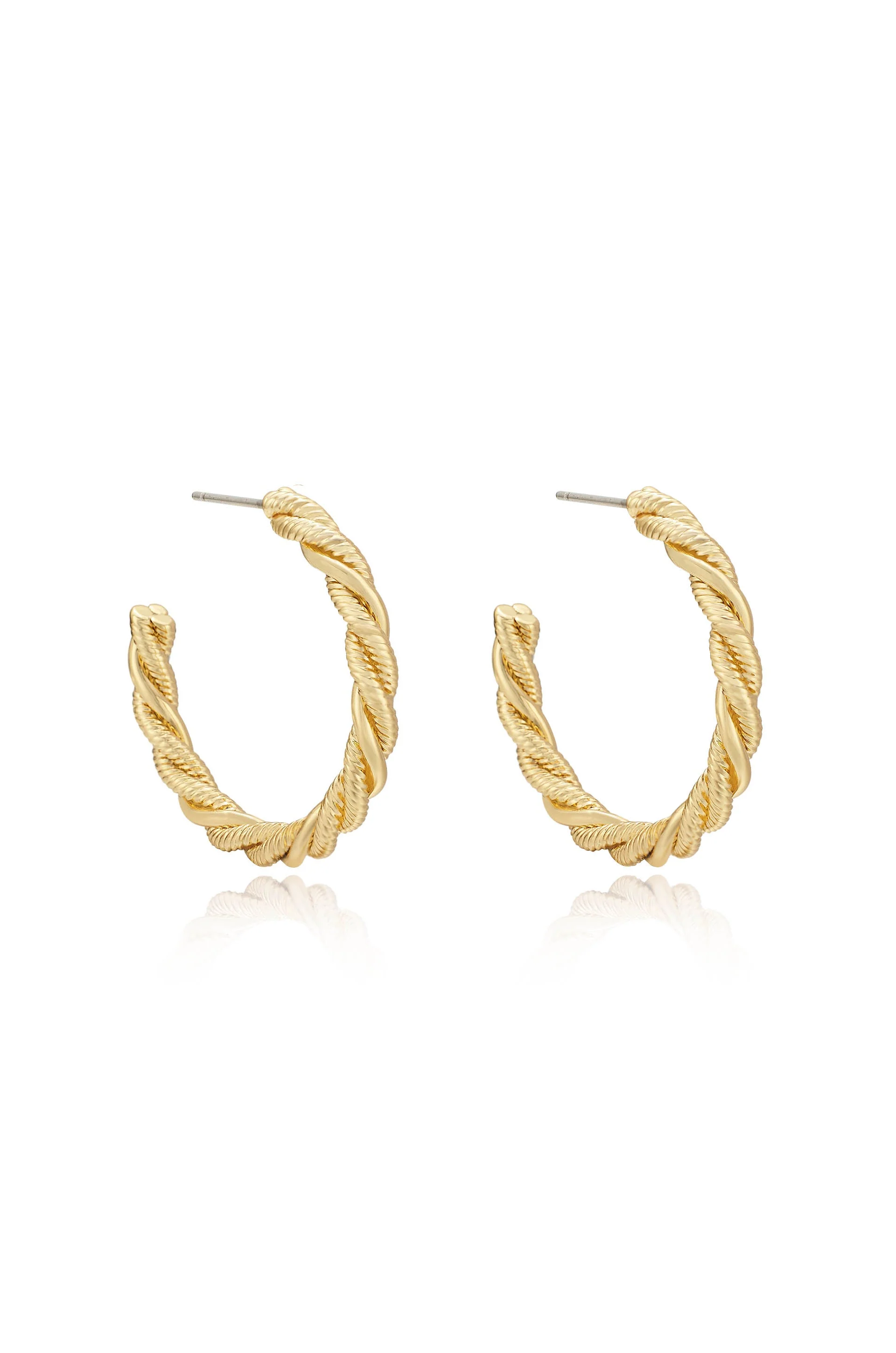 Spun Strands Hoop Earrings - Image 5