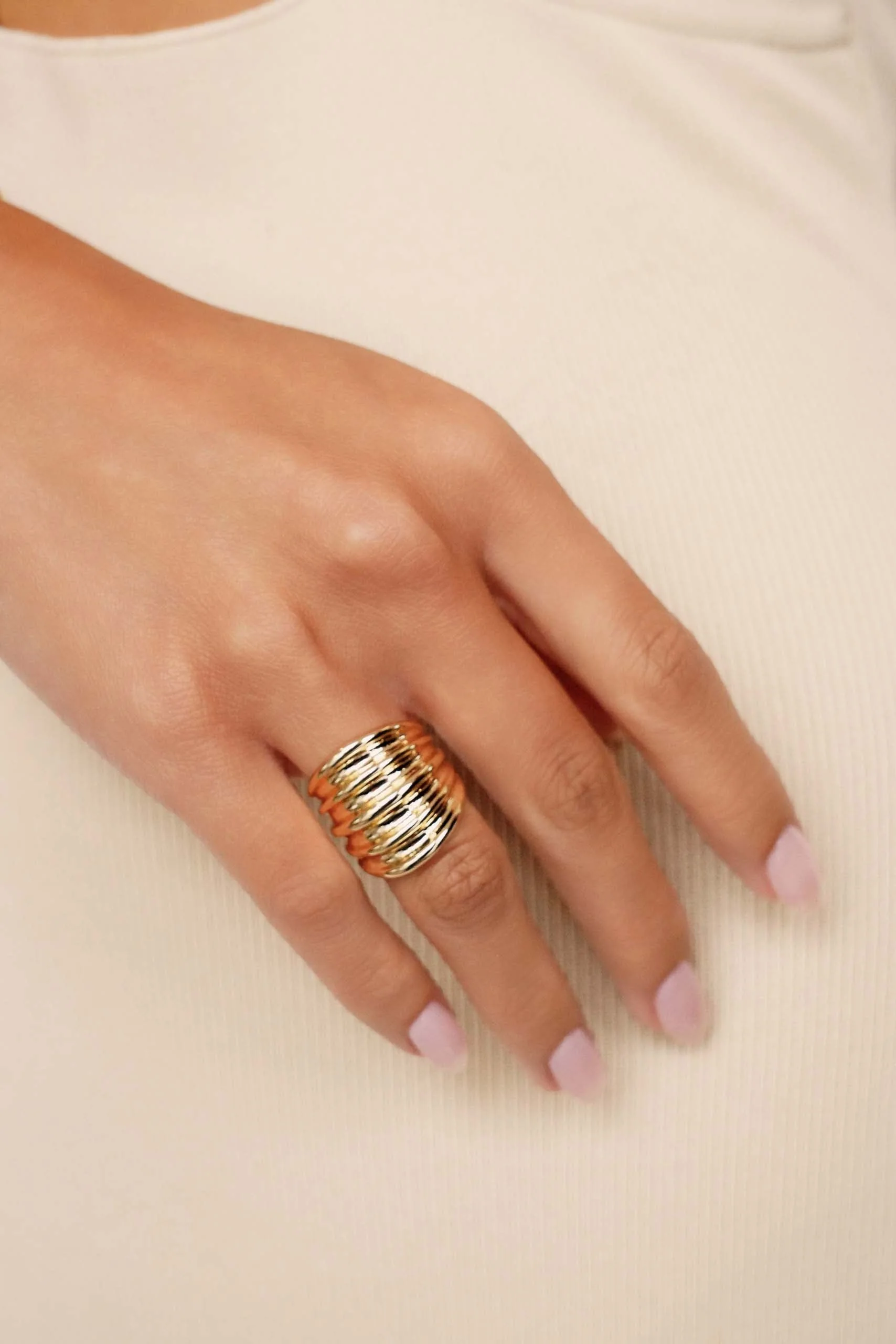 Stacked Band Ring - Image 5