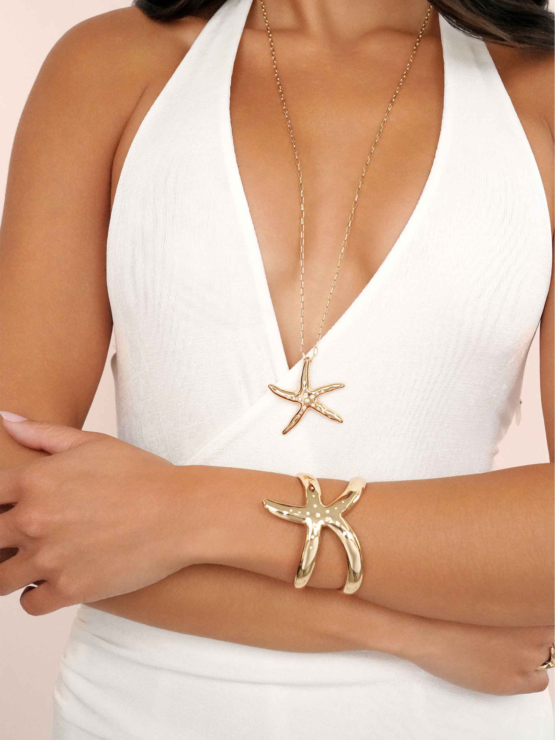 Starfish Luxe Cuff Bracelet - Image 4
