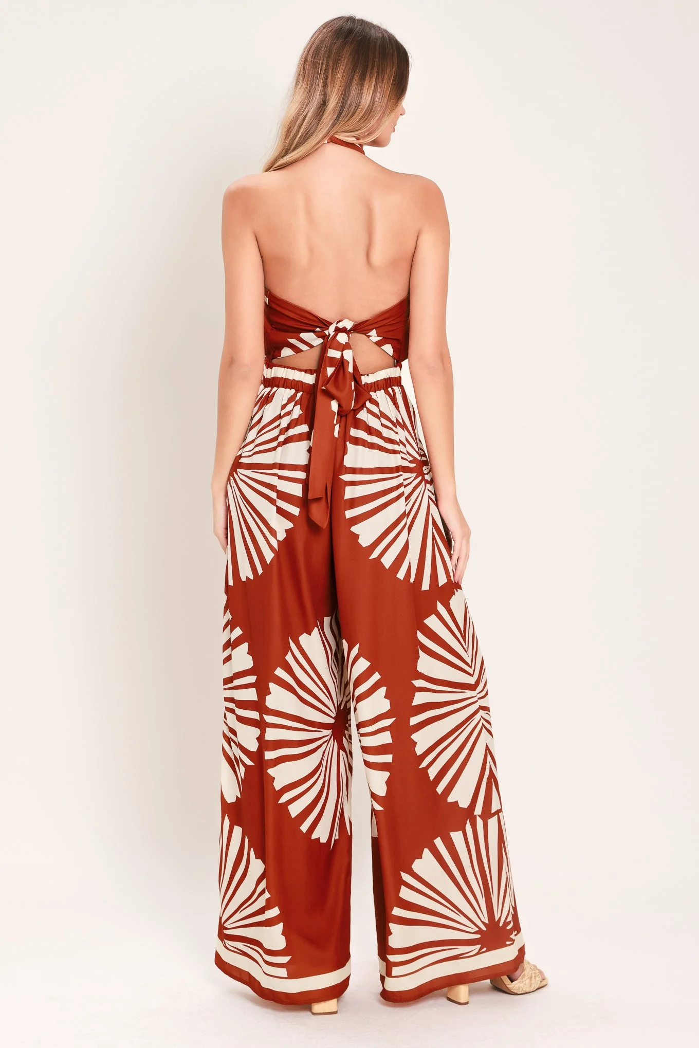 SUMMER RADIANCE TERRACOTTA JUMPSUIT - Image 5