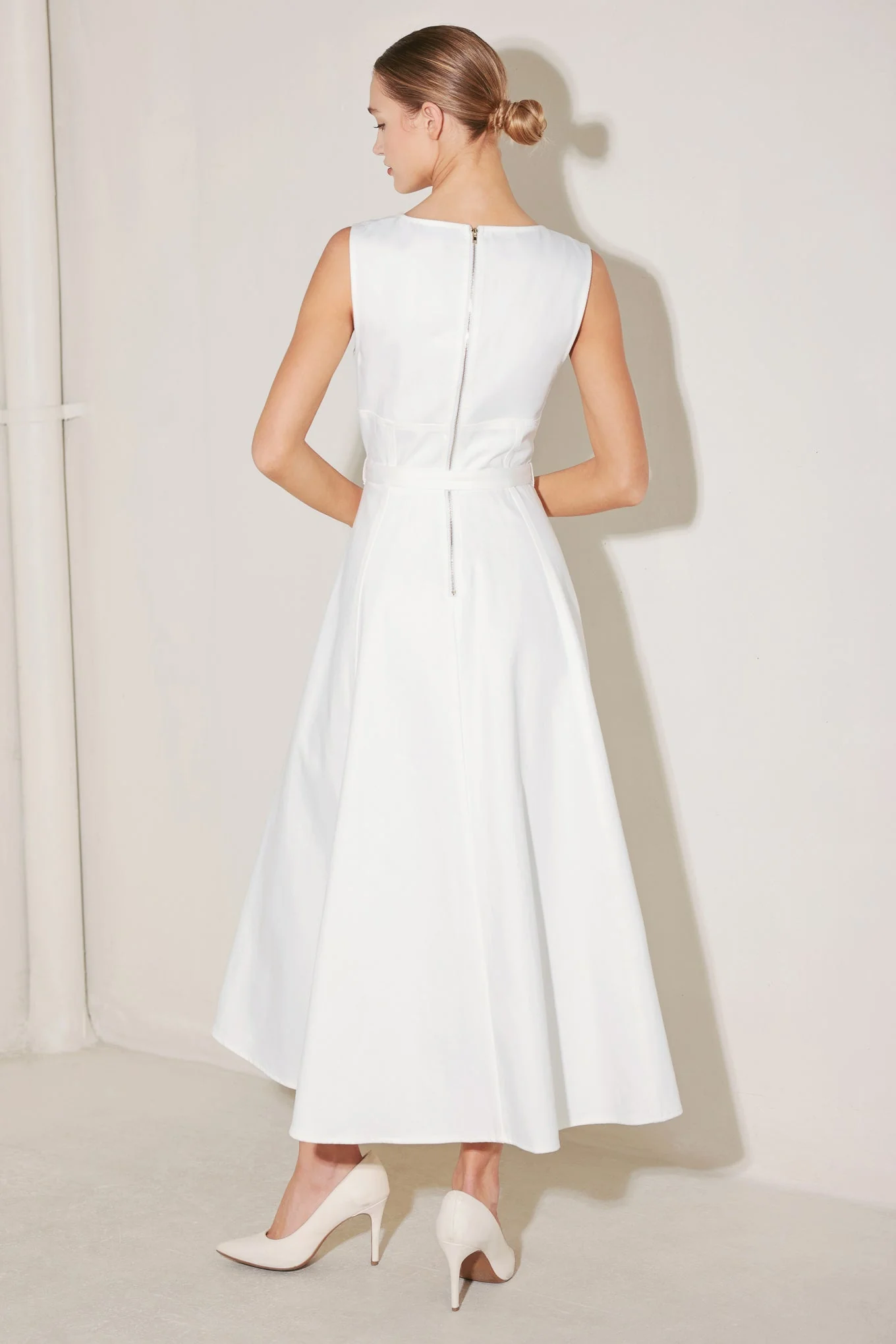 SUMMER SOCIAL WHITE MIDI DRESS - Image 2
