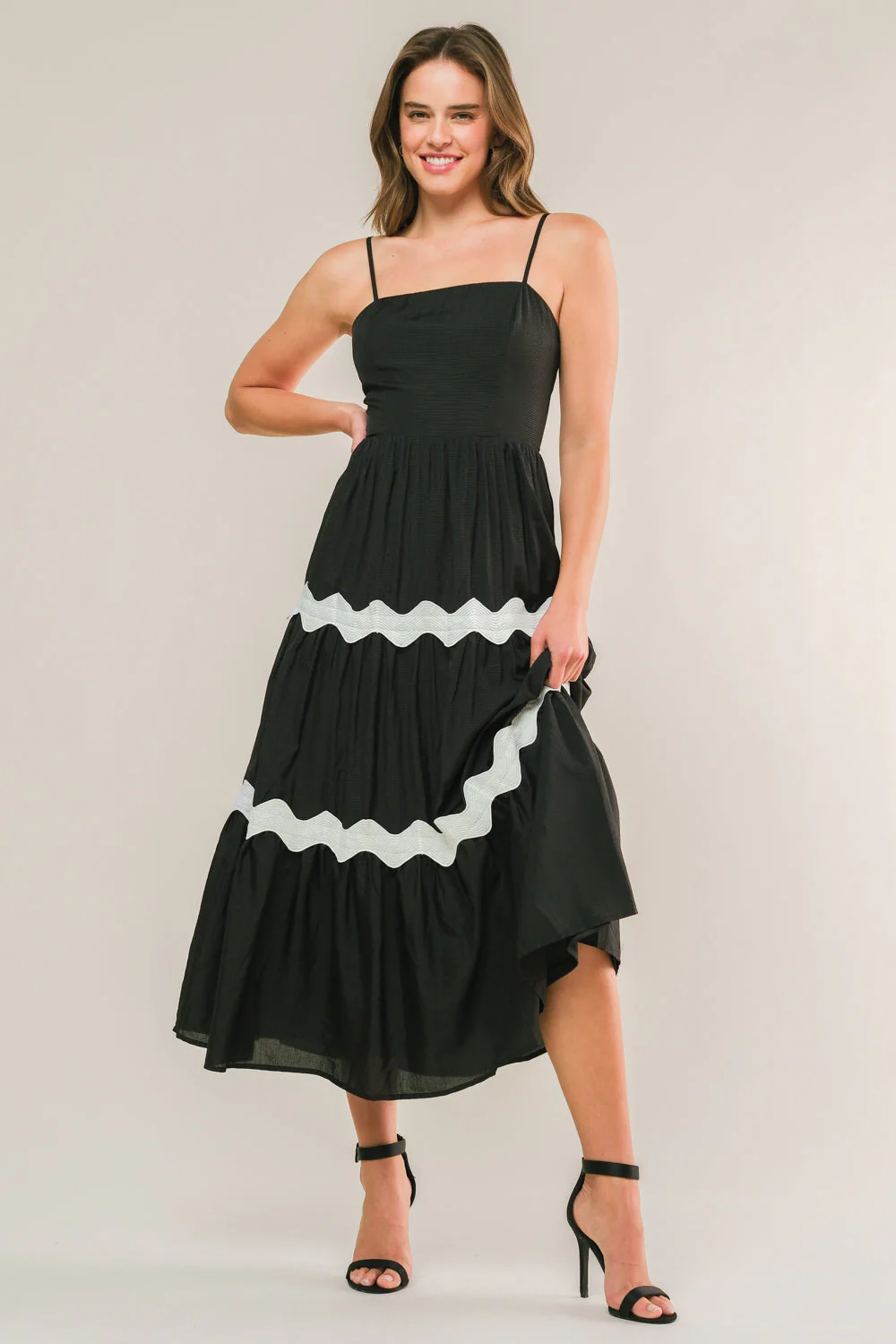 SUMMER SPRITZ - RIC RAC MIDI DRESS - Image 3