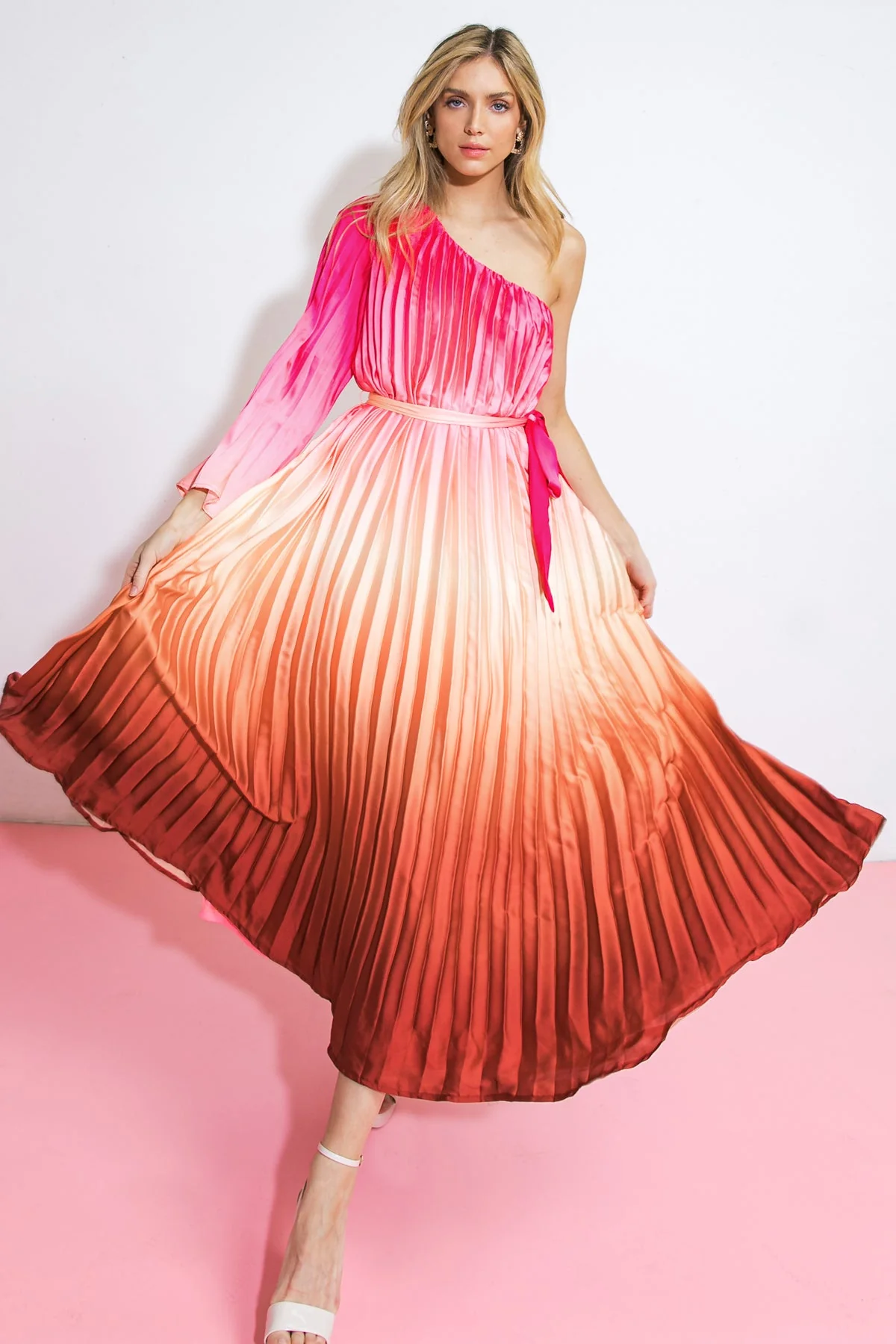 SUNRISE GLOW - OMBRE MIDI DRESS - Image 2