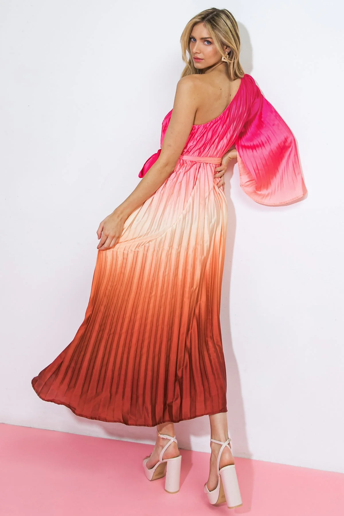 SUNRISE GLOW - OMBRE MIDI DRESS - Image 3