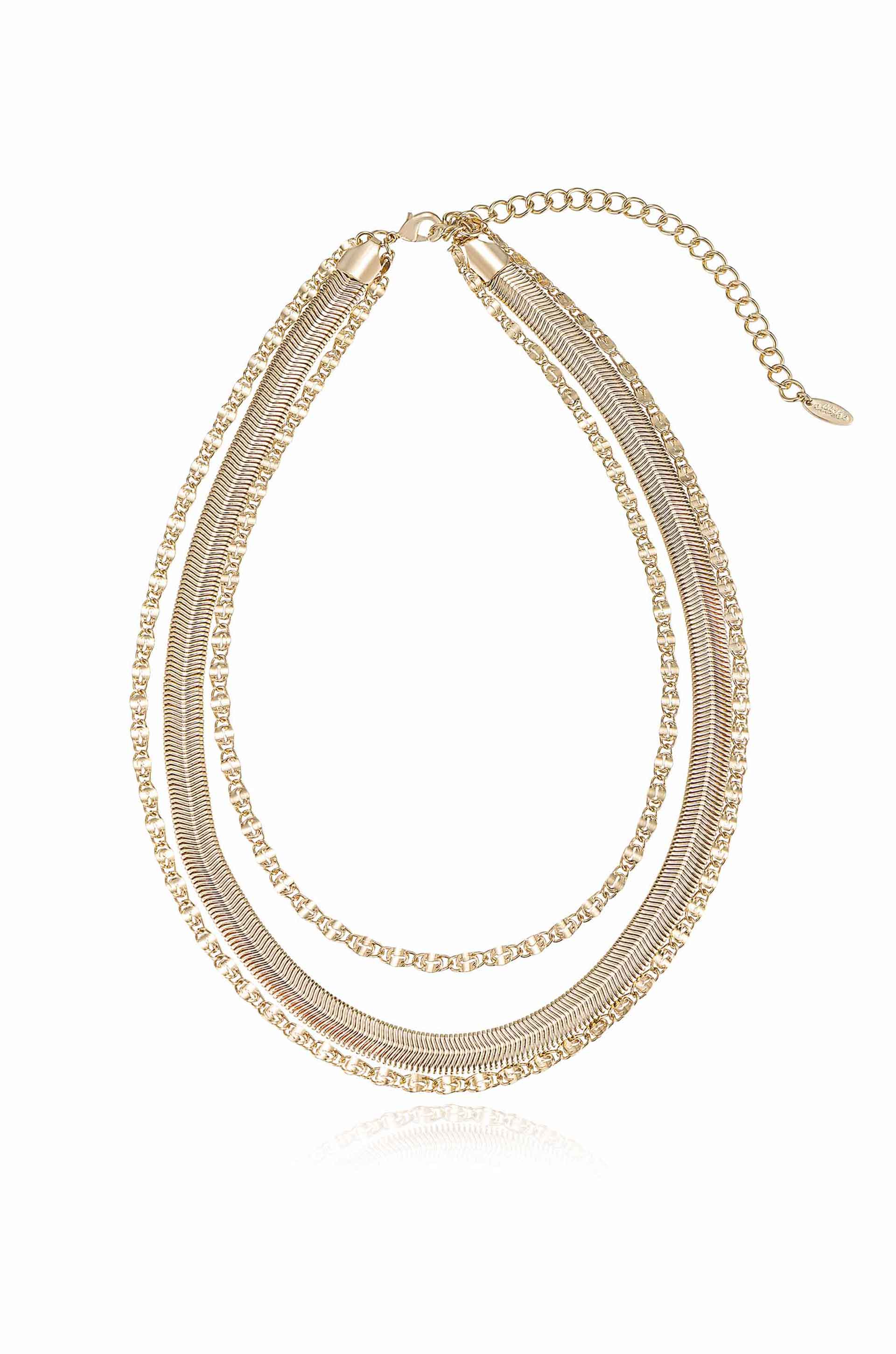 Supreme Mixed Chain Layered Necklace - Image 2