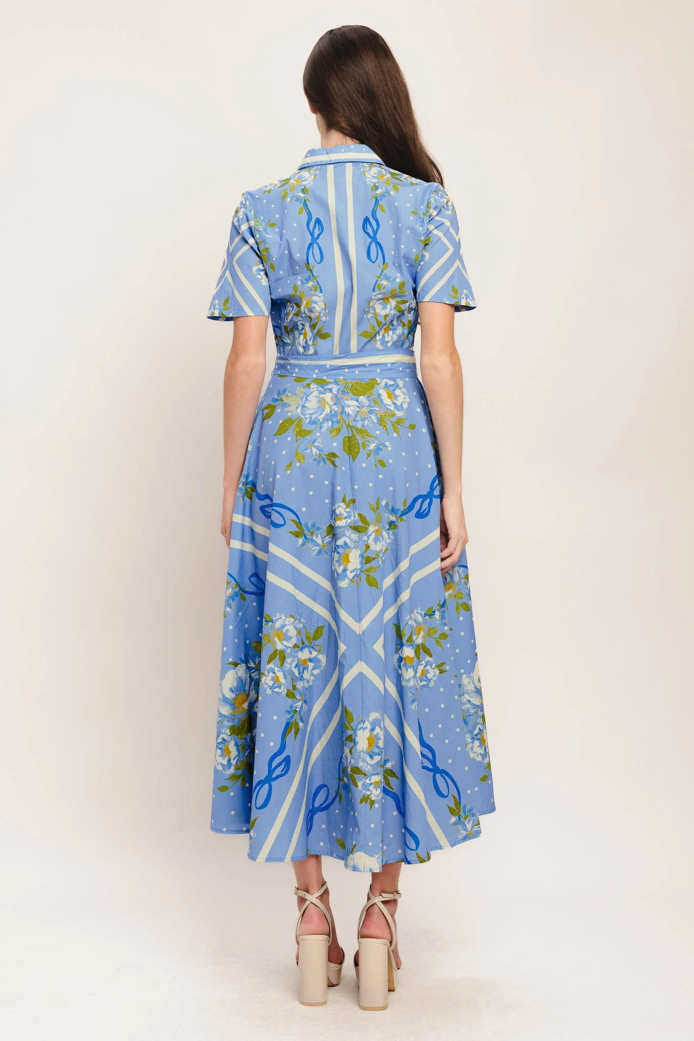 SWEET SOPHISTICATE SHORT SLEEVE MIDI DRESS - Image 3
