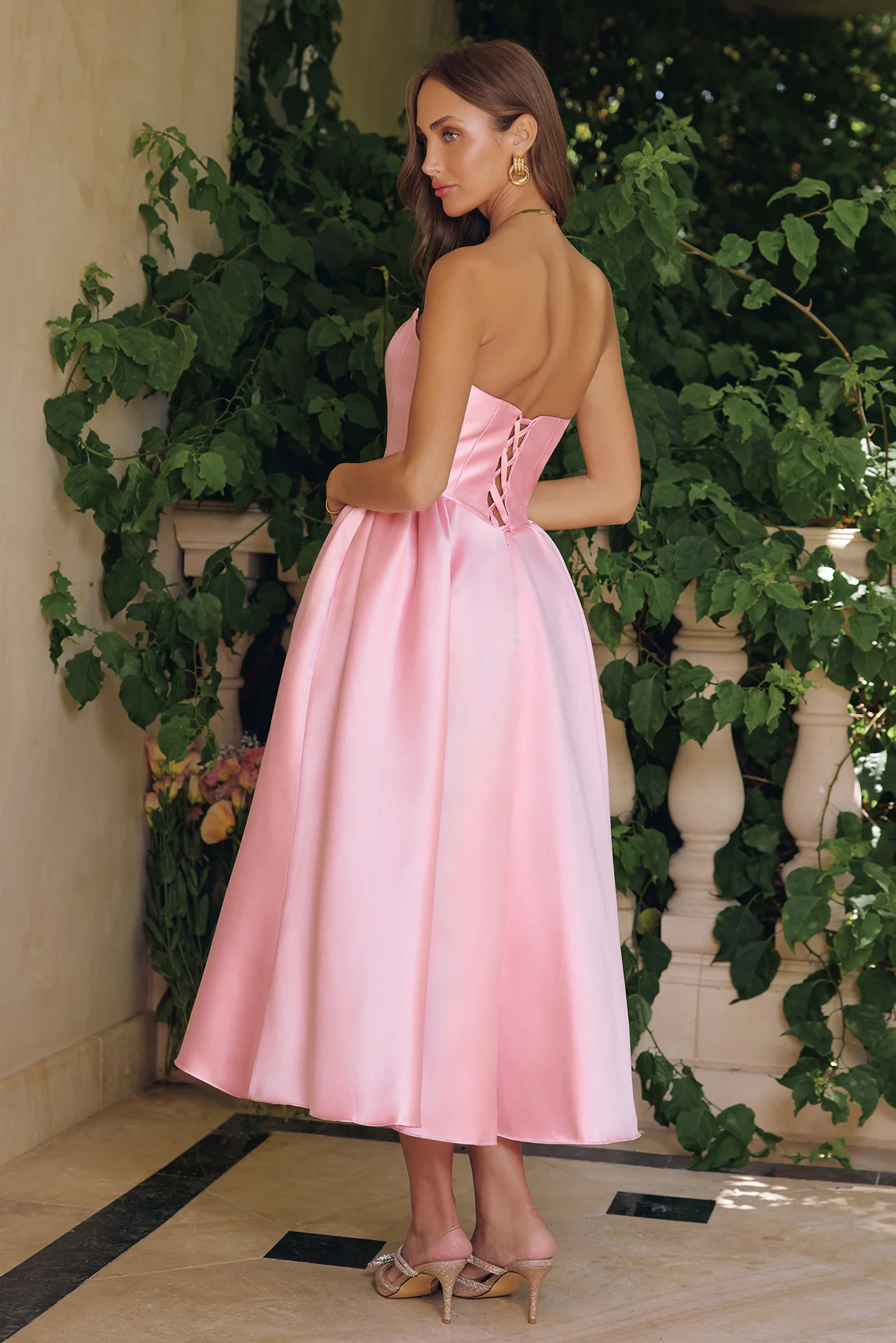 Talullah Midi Dress - Mikado Cocktail Dress - Image 5