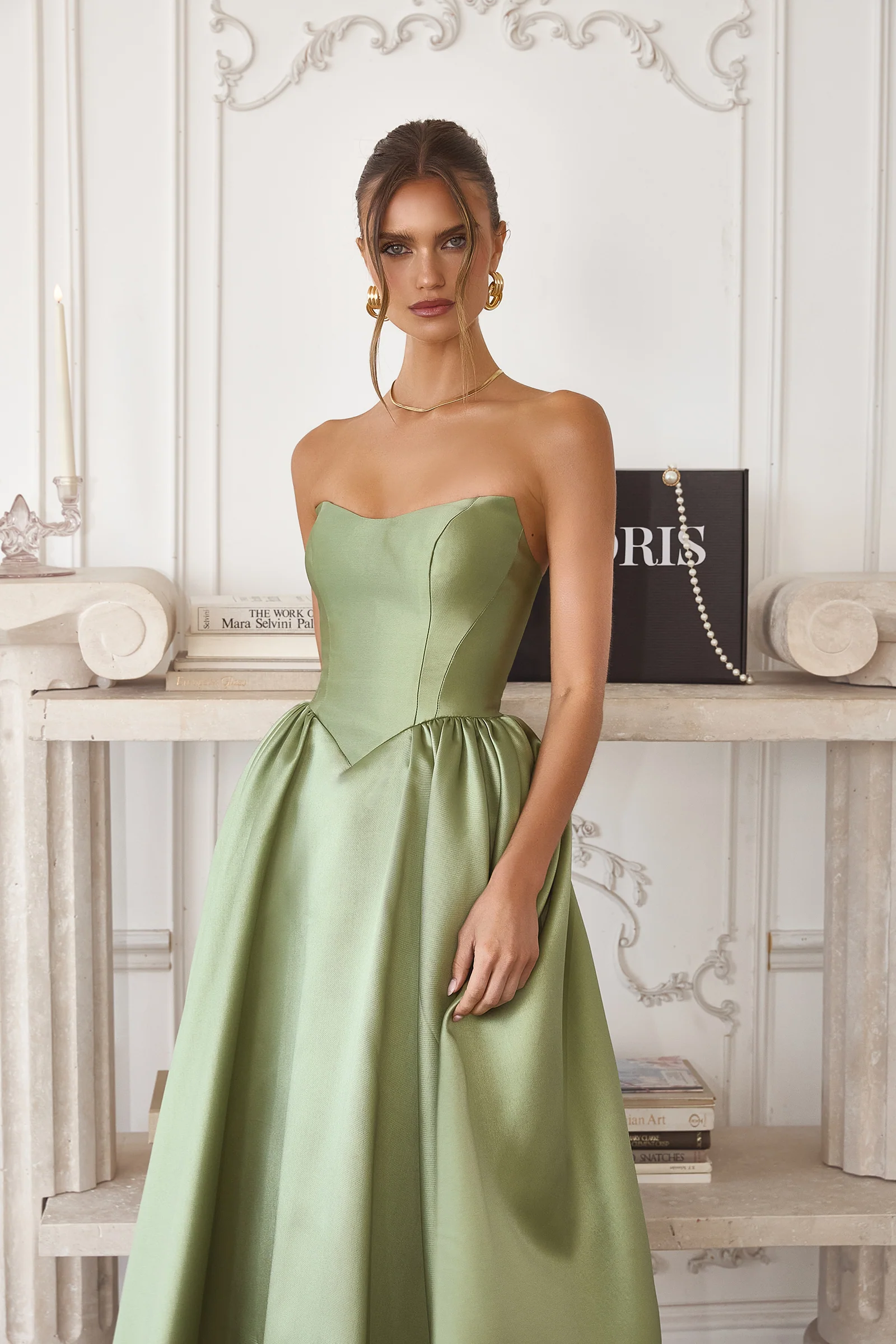 Talullah Midi Dress - Mikado Cocktail Dress - Image 6