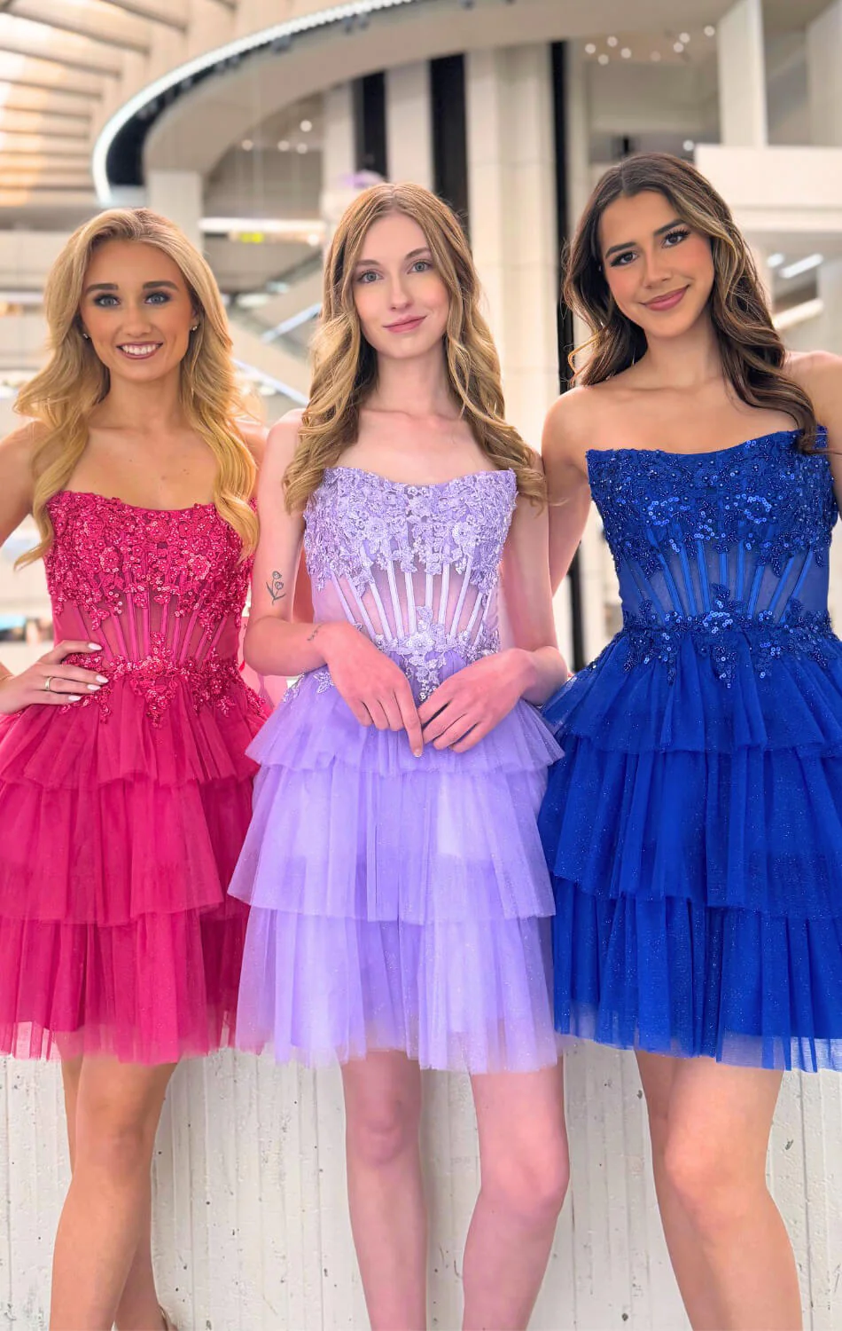 TANSY MINI DRESS - FLORAL LACE STRAPLESS COCKTAIL DRESS - Image 13