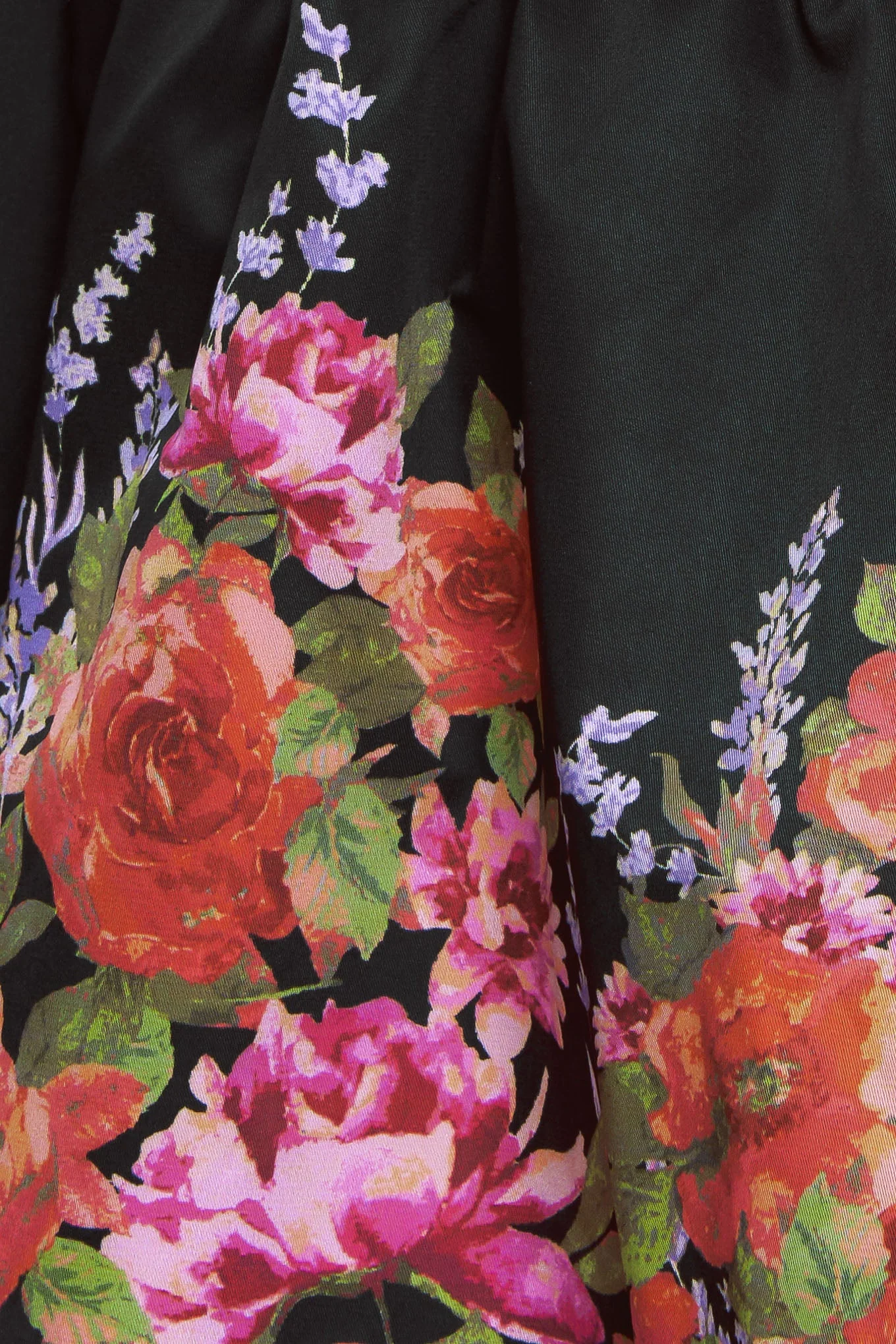 THE BOTANICAL BALL BLACK MIDI DRESS - Image 6