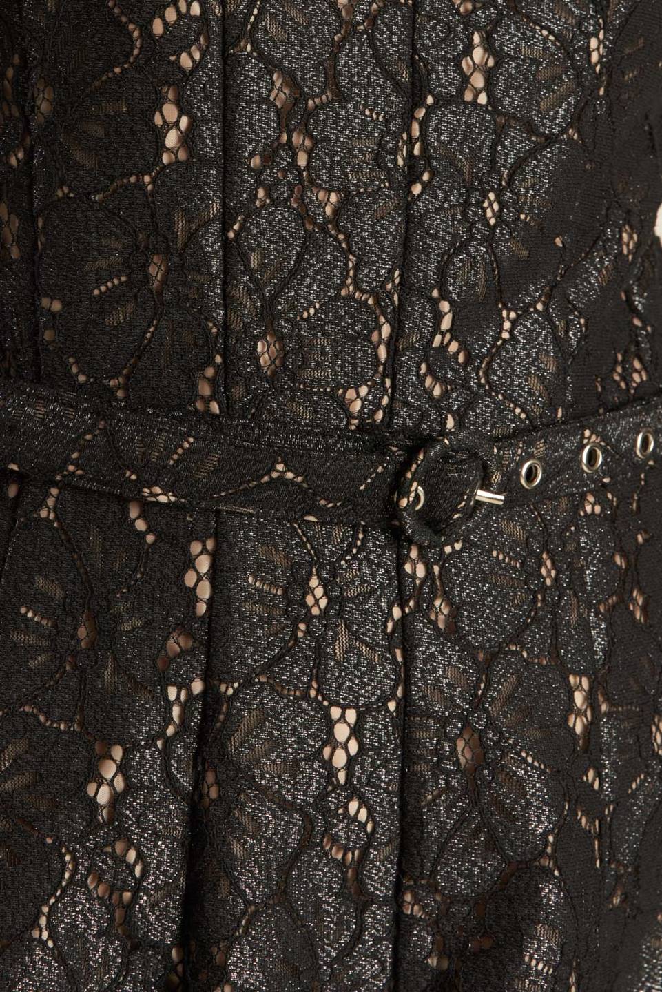 THE TRUTH IS STRAPLESS BLACK LACE MIDI DRESS - FINAL SALE - Image 7