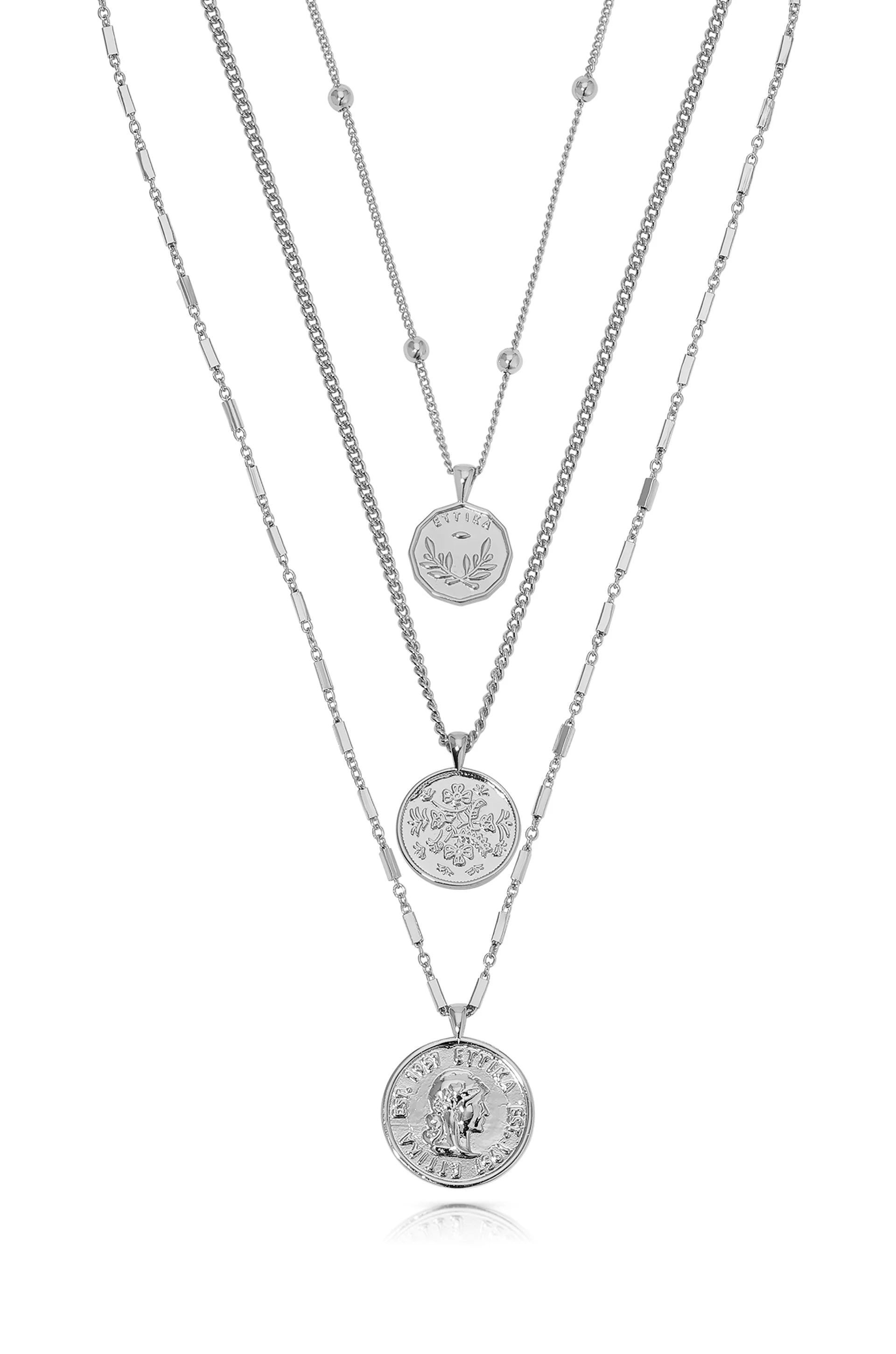 Three Coins Necklace Set - Image 9