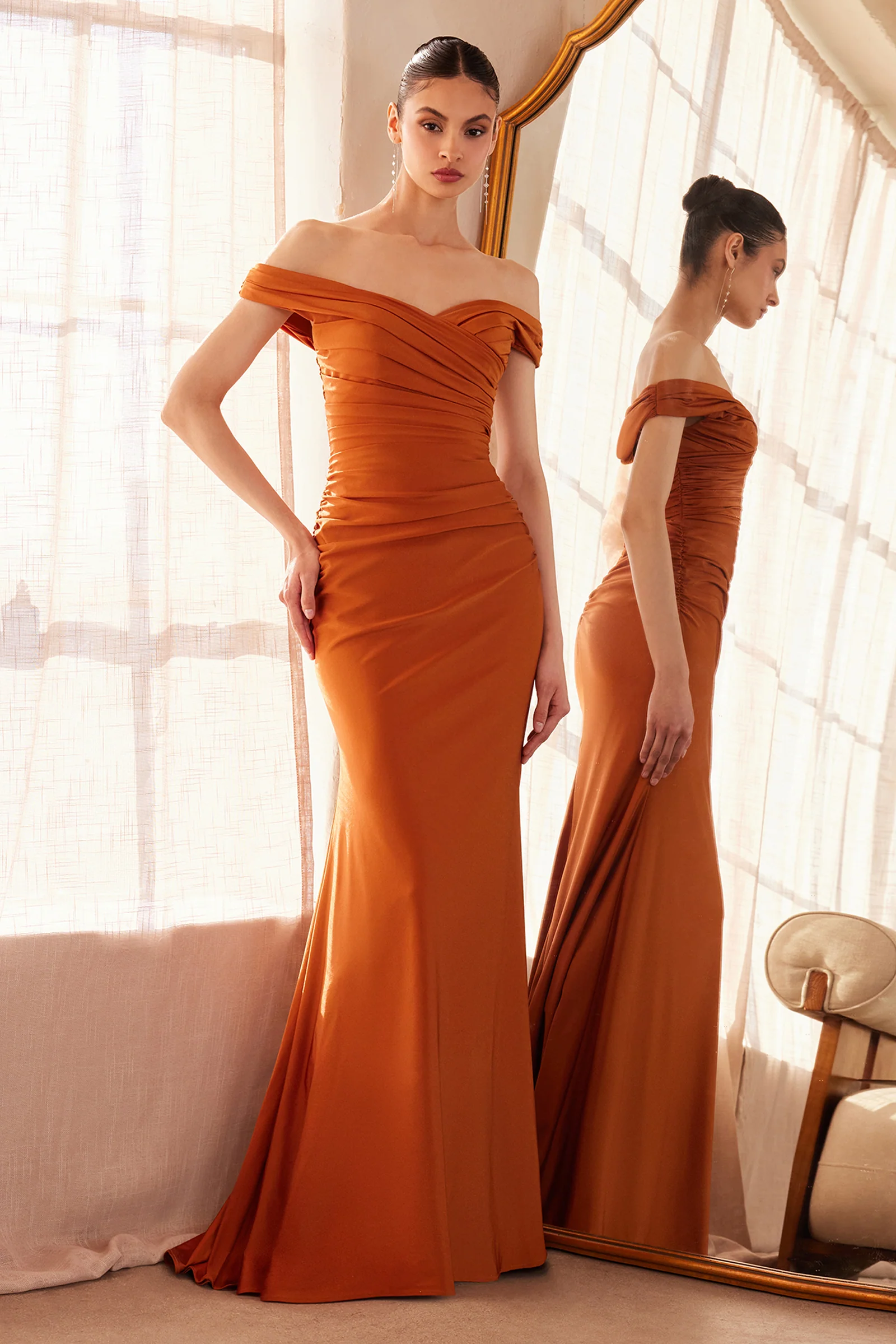 Tinsley Gown - Stretch Off-the-Shoulder Dress - Image 21