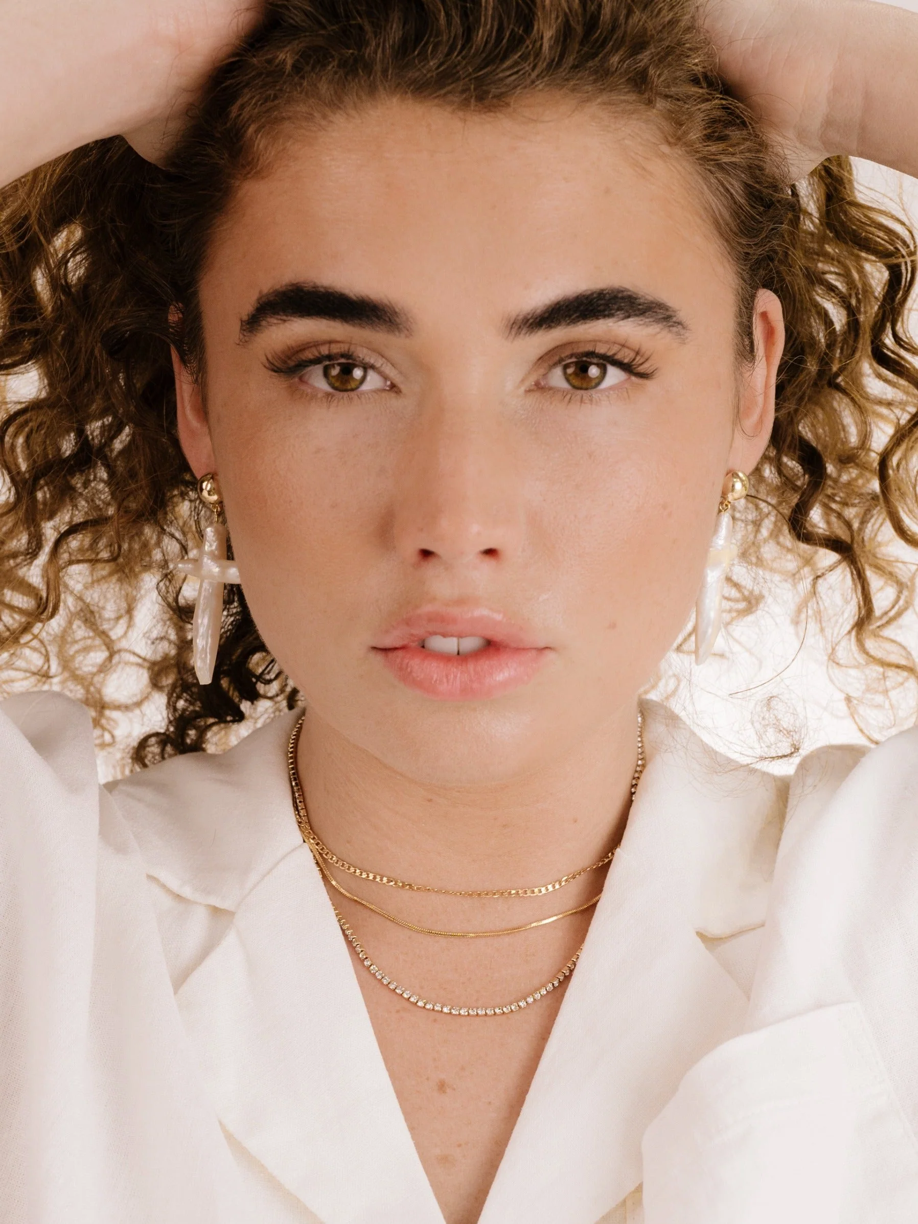 Triple Snake Chain Necklace - Image 5