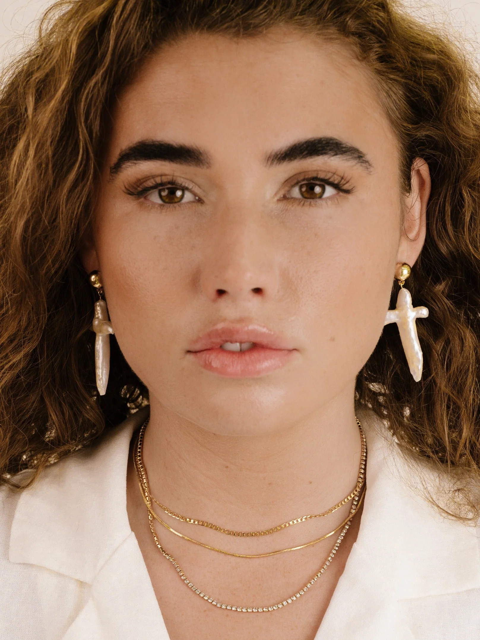 Triple Snake Chain Necklace - Image 7