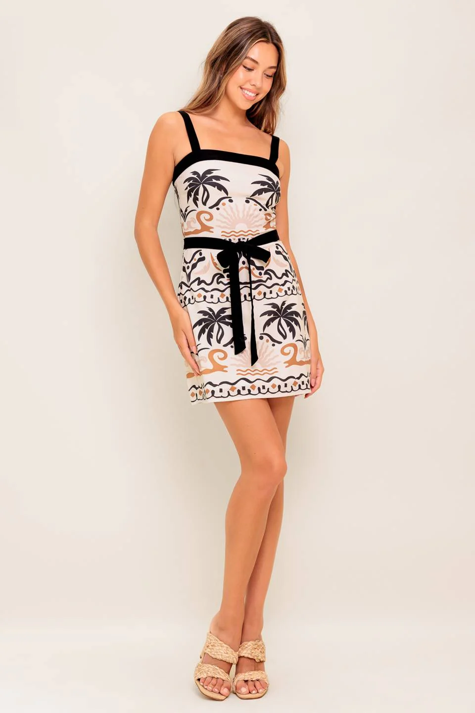 TROPIC NOIR MINI DRESS - Image 6