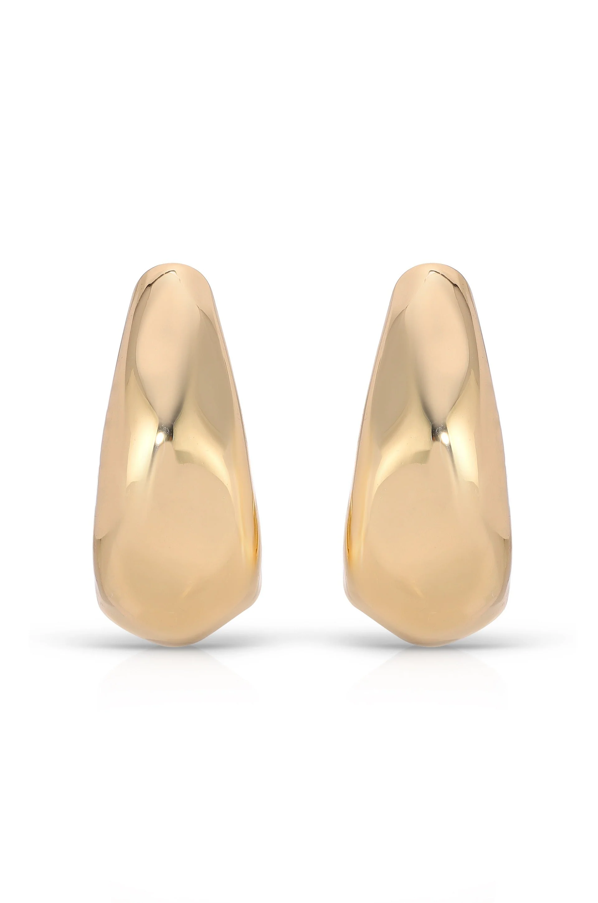 True Golden Hoop Earrings - Image 5
