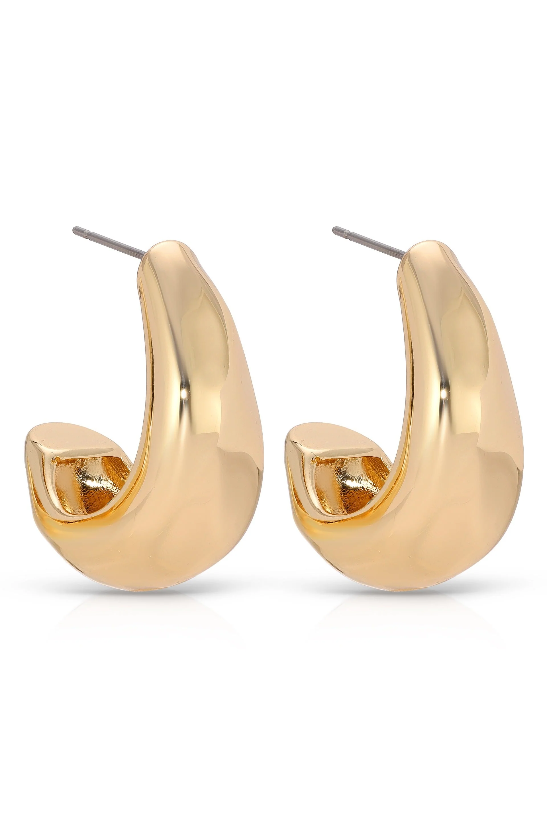 True Golden Hoop Earrings - Image 6