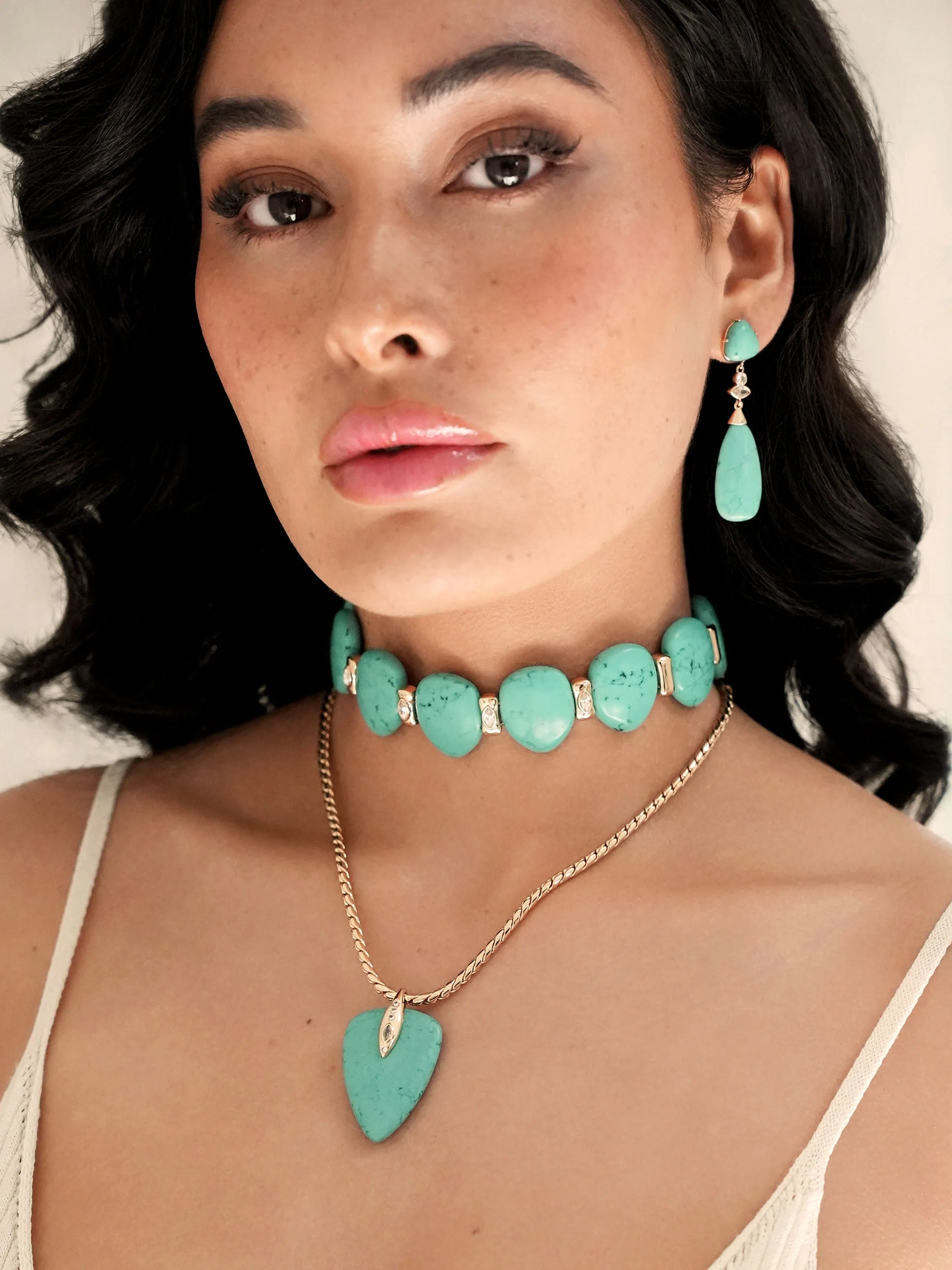 Turquoise Solstice Drop Earrings - Image 4